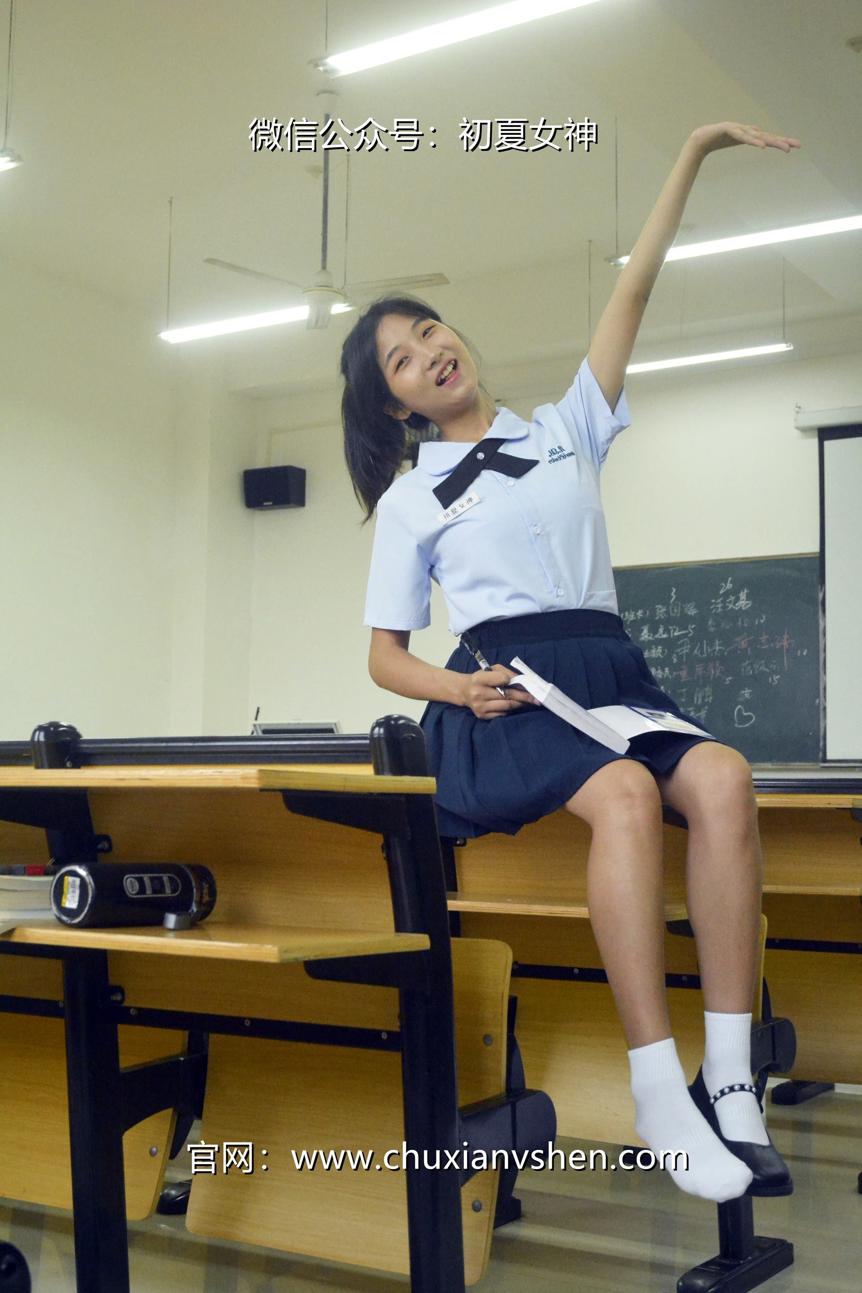 图片[42]-初夏女神 NO.099 点点 异国校服[155P] – 速更版-美库