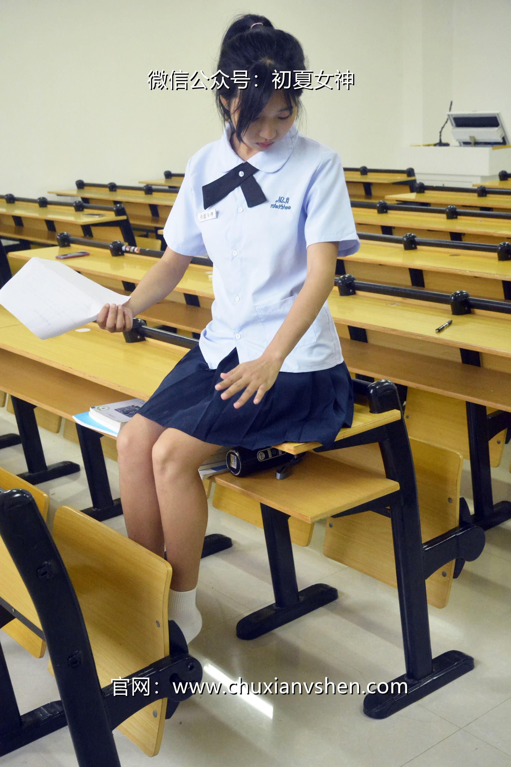 图片[58]-初夏女神 NO.099 点点 异国校服[155P] – 速更版-美库