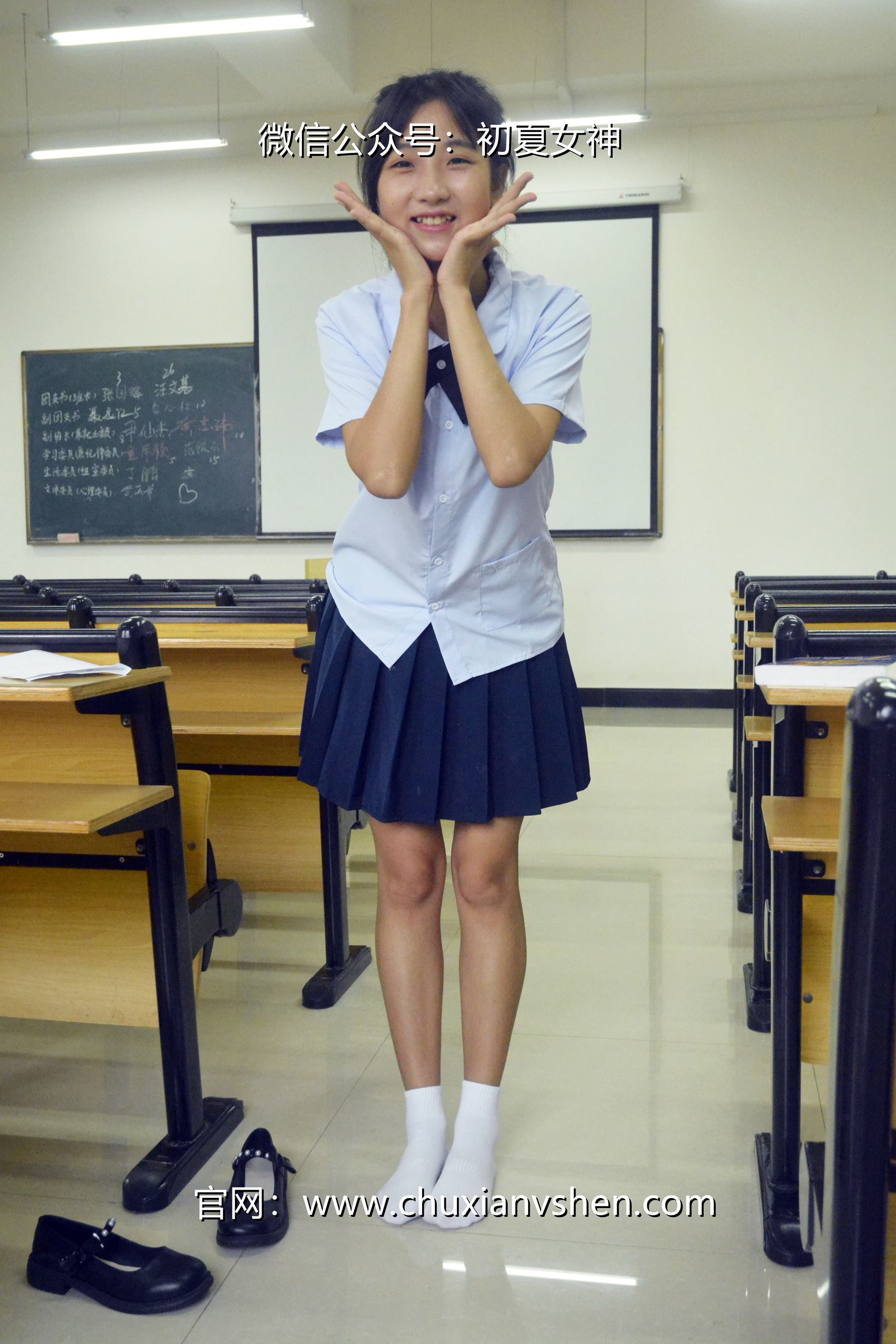 图片[64]-初夏女神 NO.099 点点 异国校服[155P] – 速更版-美库