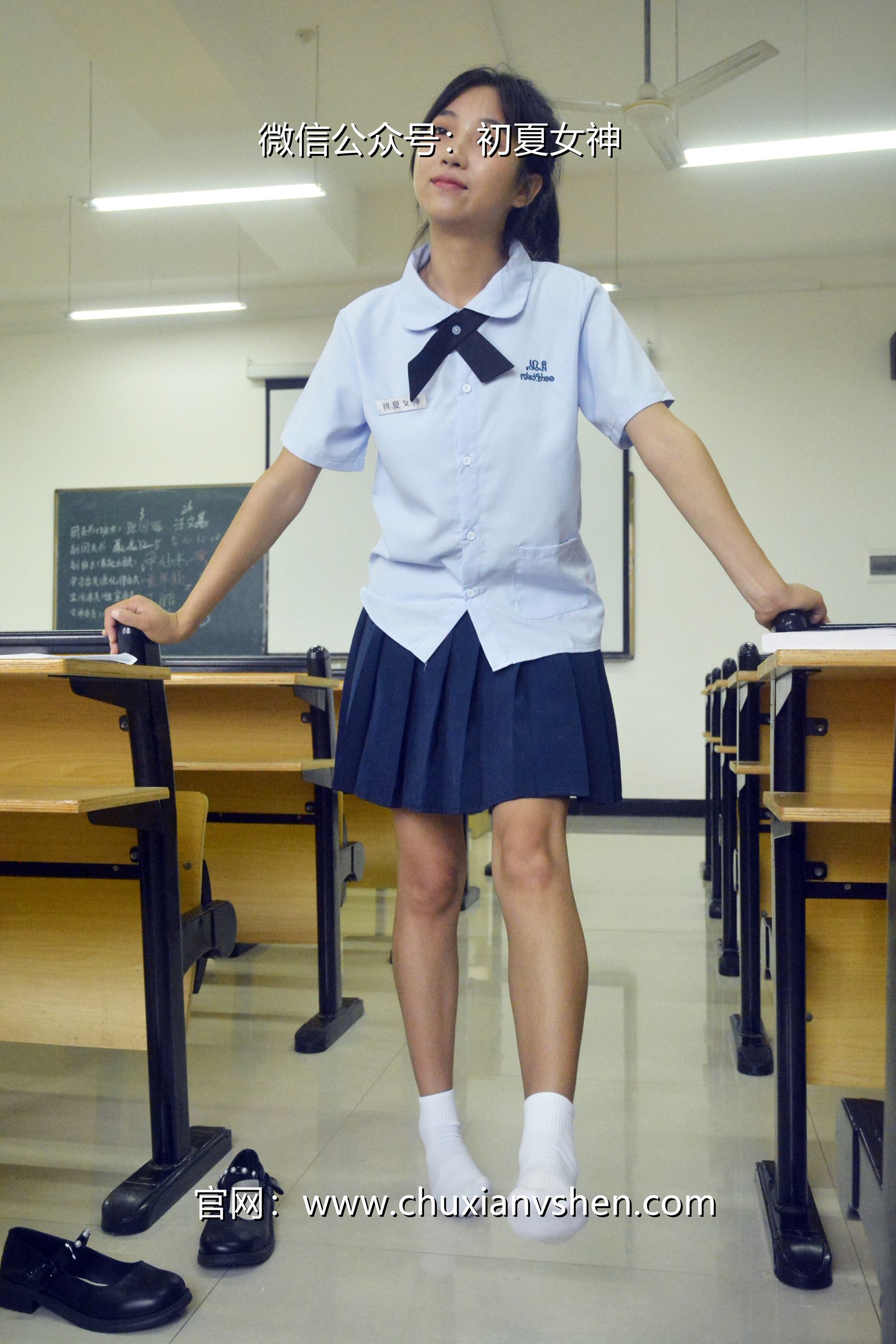 图片[66]-初夏女神 NO.099 点点 异国校服[155P] – 速更版-美库