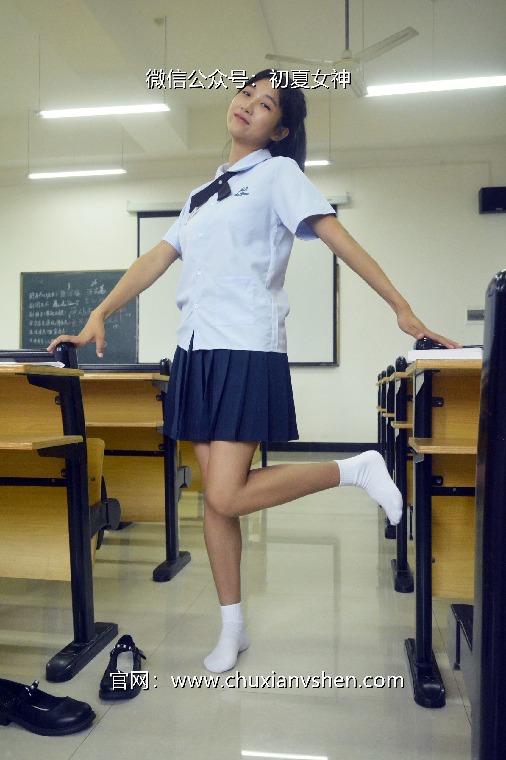 图片[67]-初夏女神 NO.099 点点 异国校服[155P] – 速更版-美库