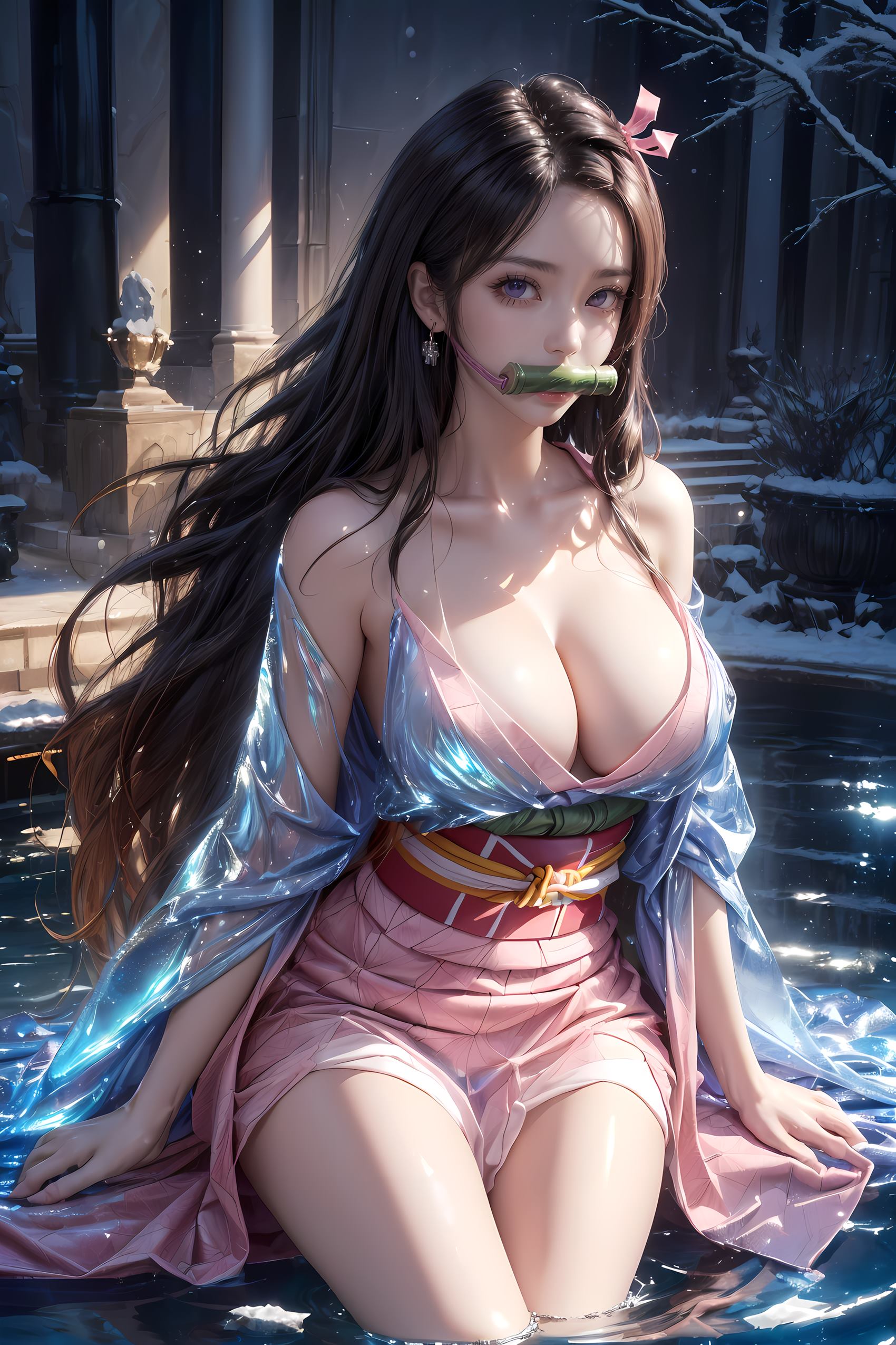 图片[18]-AI绘画 183 鬼灭之刃-祢豆子[28P] – 速更版-美库