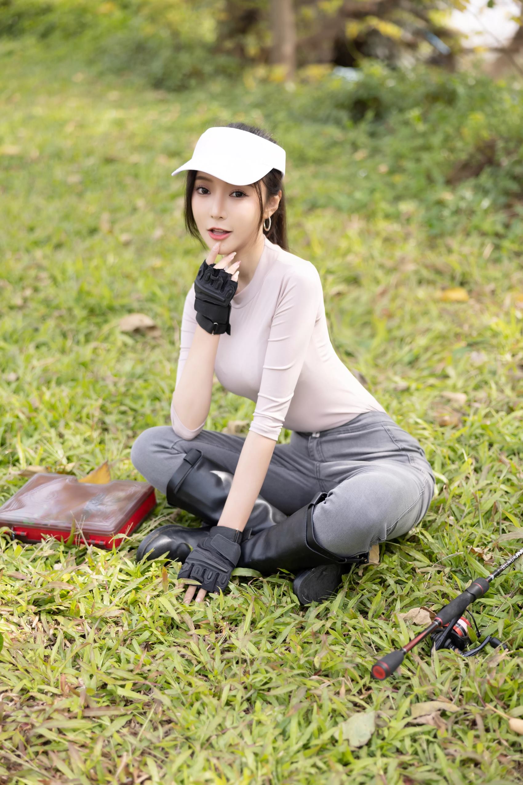 图片[20]-秀人内购@王馨瑶Yanni – 钓鱼灰色紧身牛仔裤 [45P] – 速更版-美库