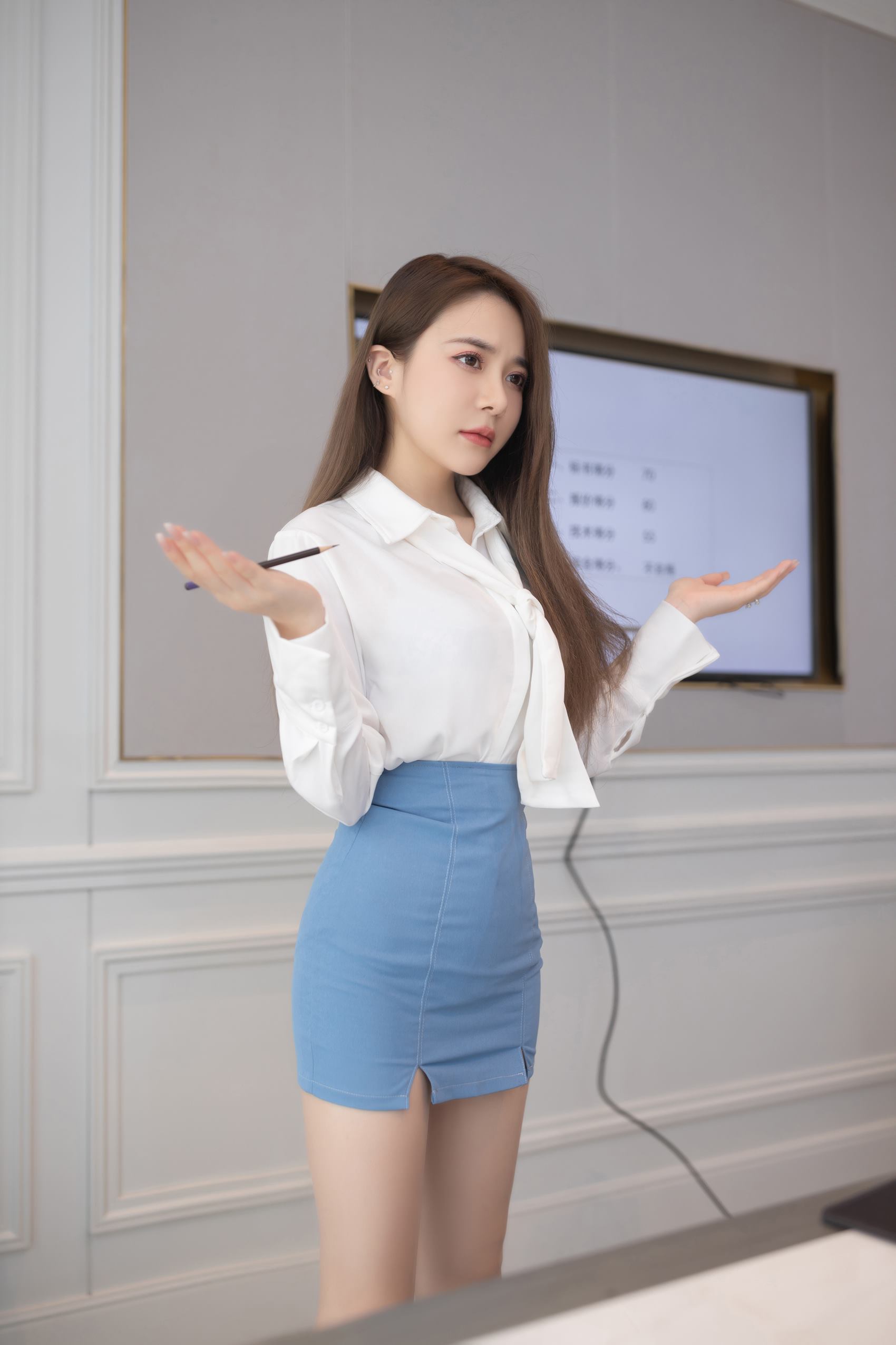 图片[23]-秀人名模鱼子酱Fish《投标》[44P] – 速更版-美库