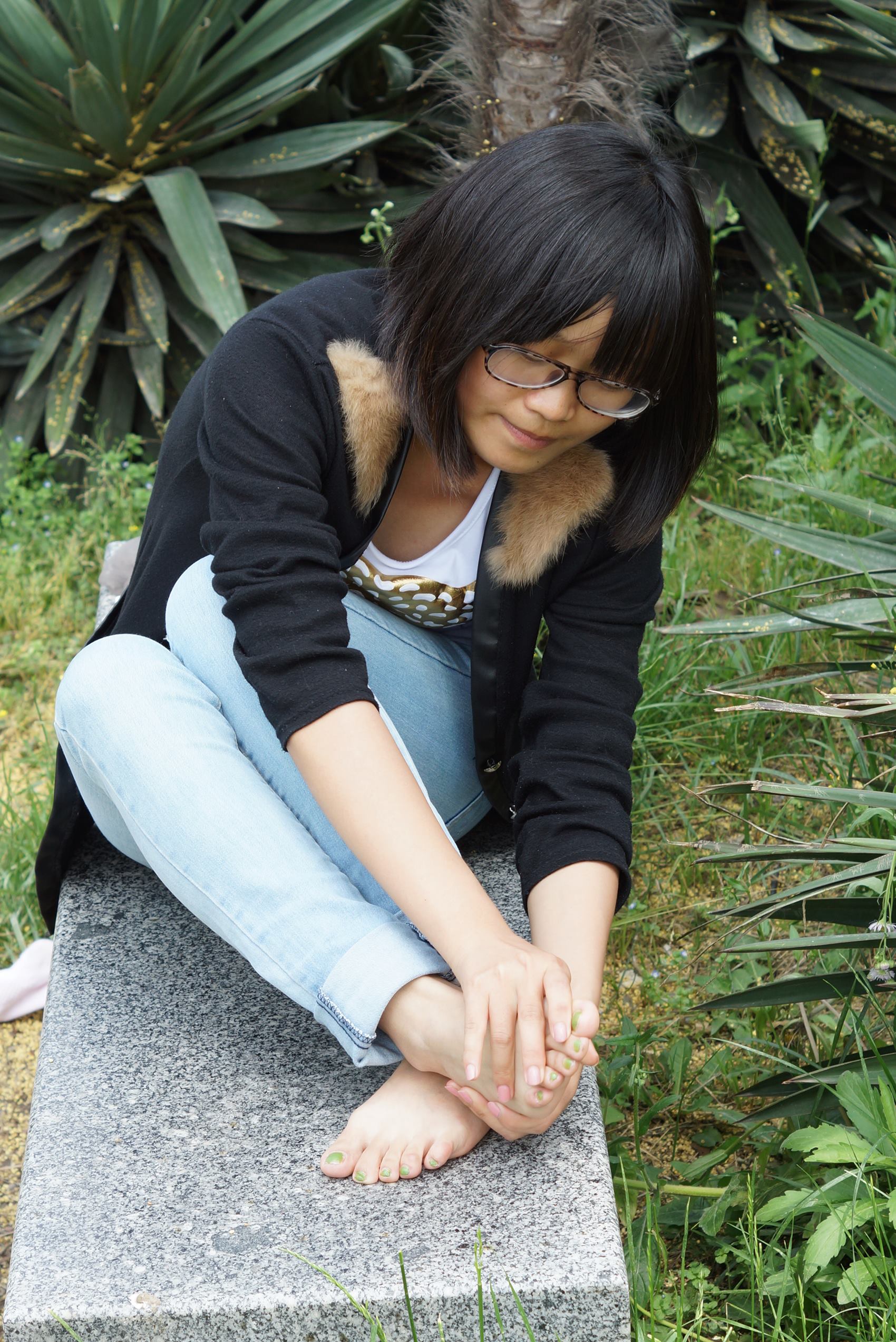 图片[15]-自由摄影 No.089 石凳上按摩玉足 [55P] – 速更版-美库