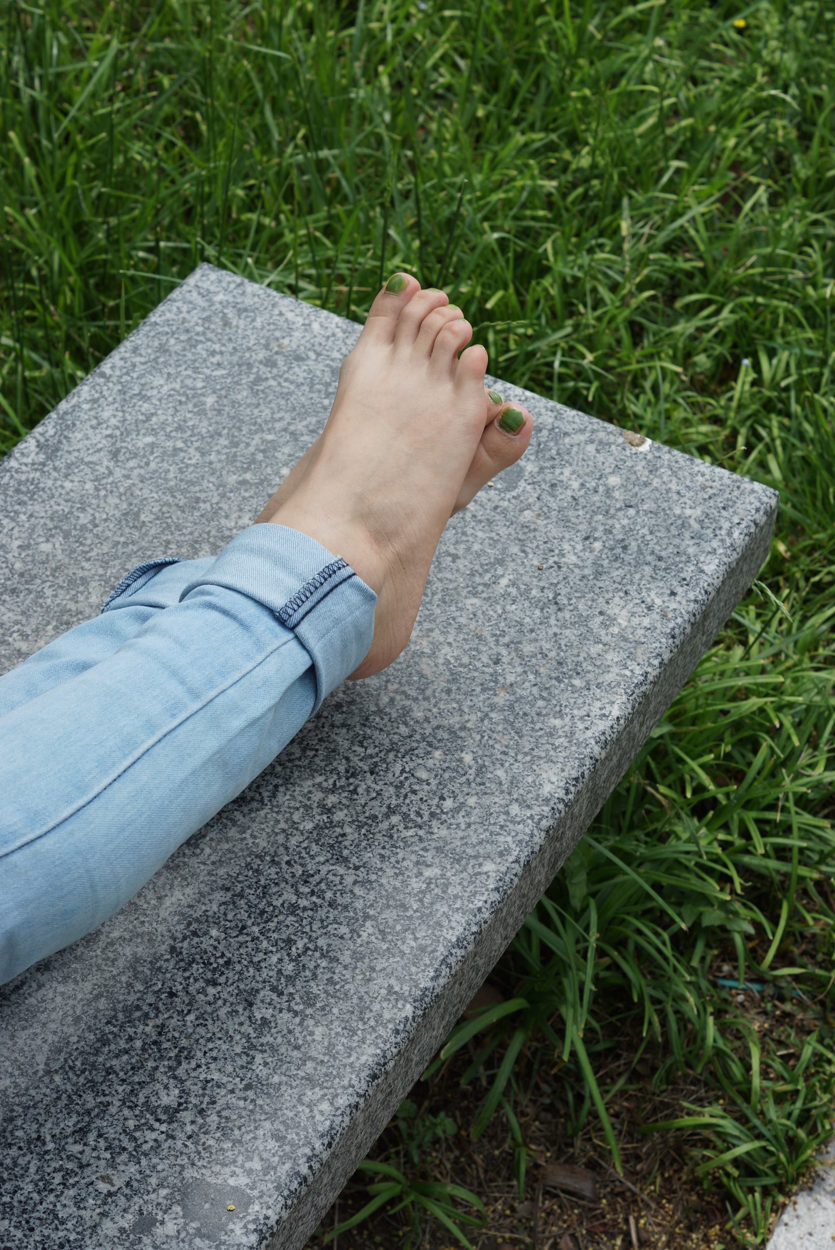 图片[29]-自由摄影 No.089 石凳上按摩玉足 [55P] – 速更版-美库