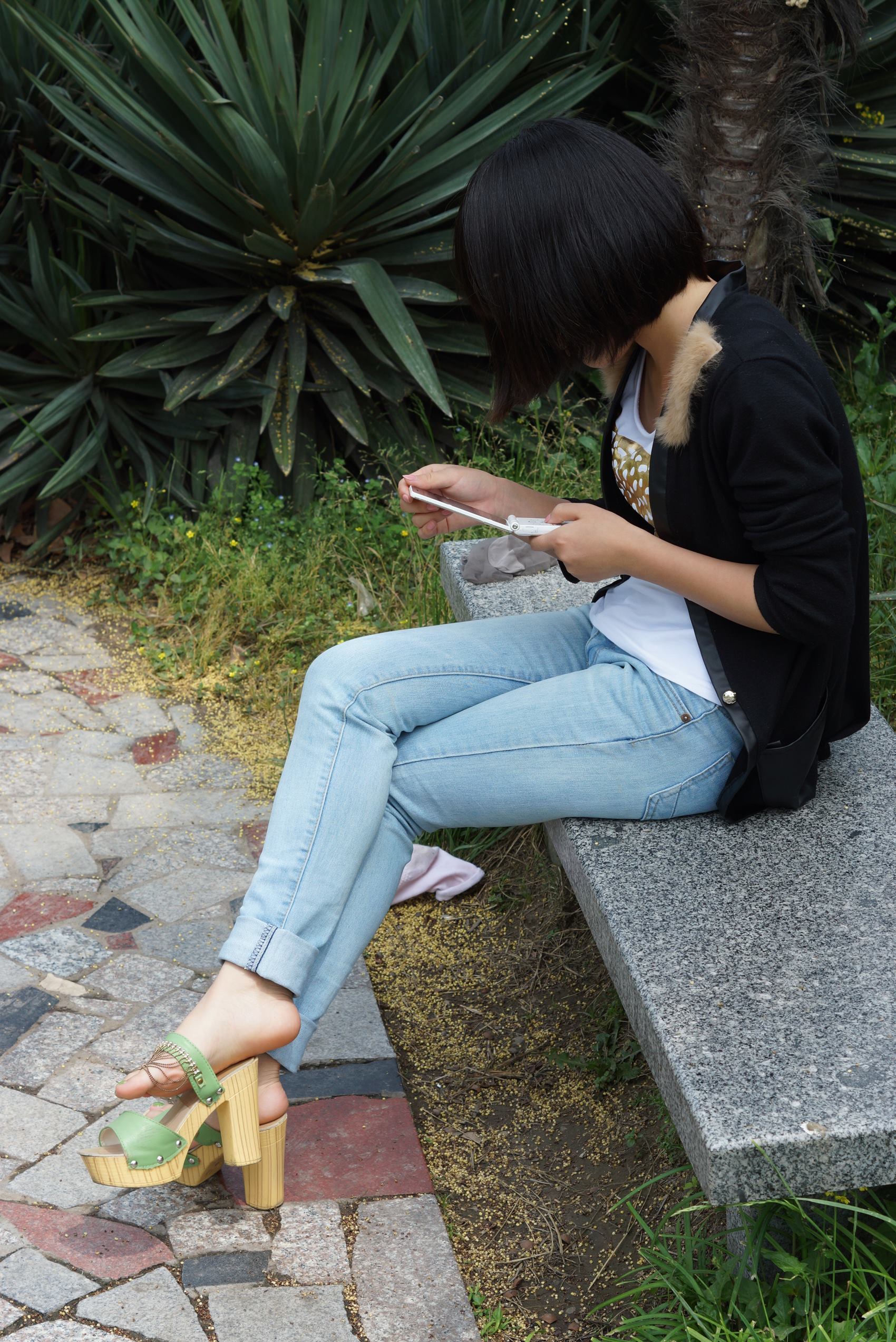 图片[39]-自由摄影 No.089 石凳上按摩玉足 [55P] – 速更版-美库