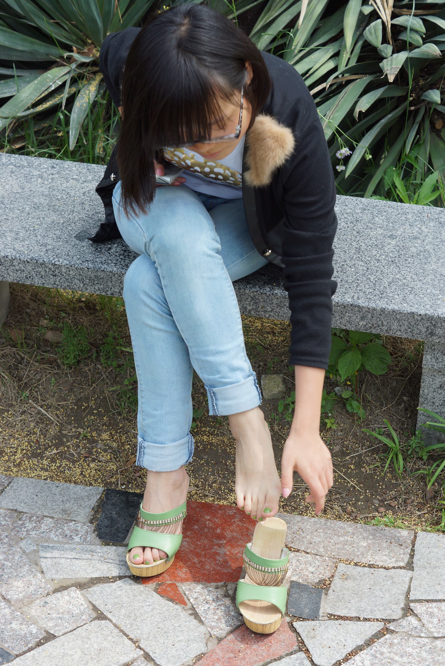 图片[50]-自由摄影 No.089 石凳上按摩玉足 [55P] – 速更版-美库