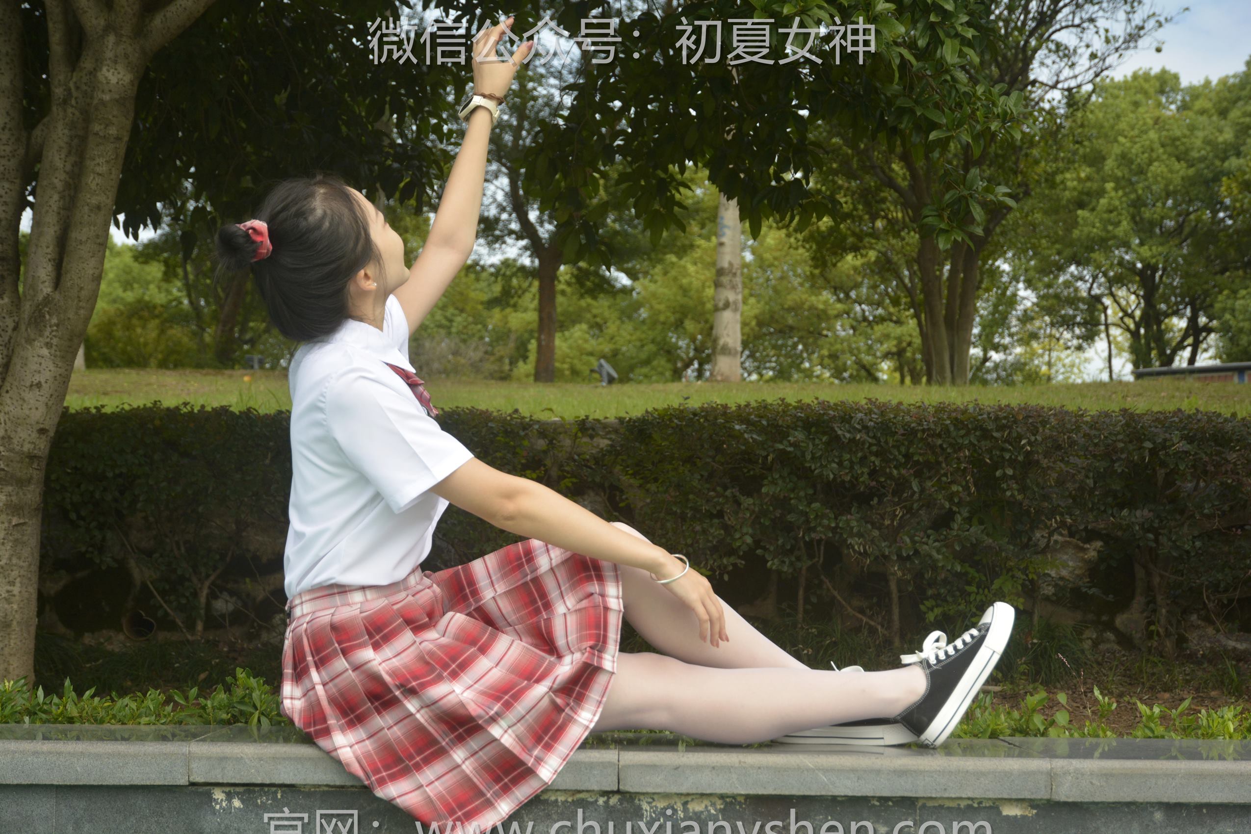 图片[35]-初夏女神 NO.101 双双 大红JK套[130P] – 速更版-美库