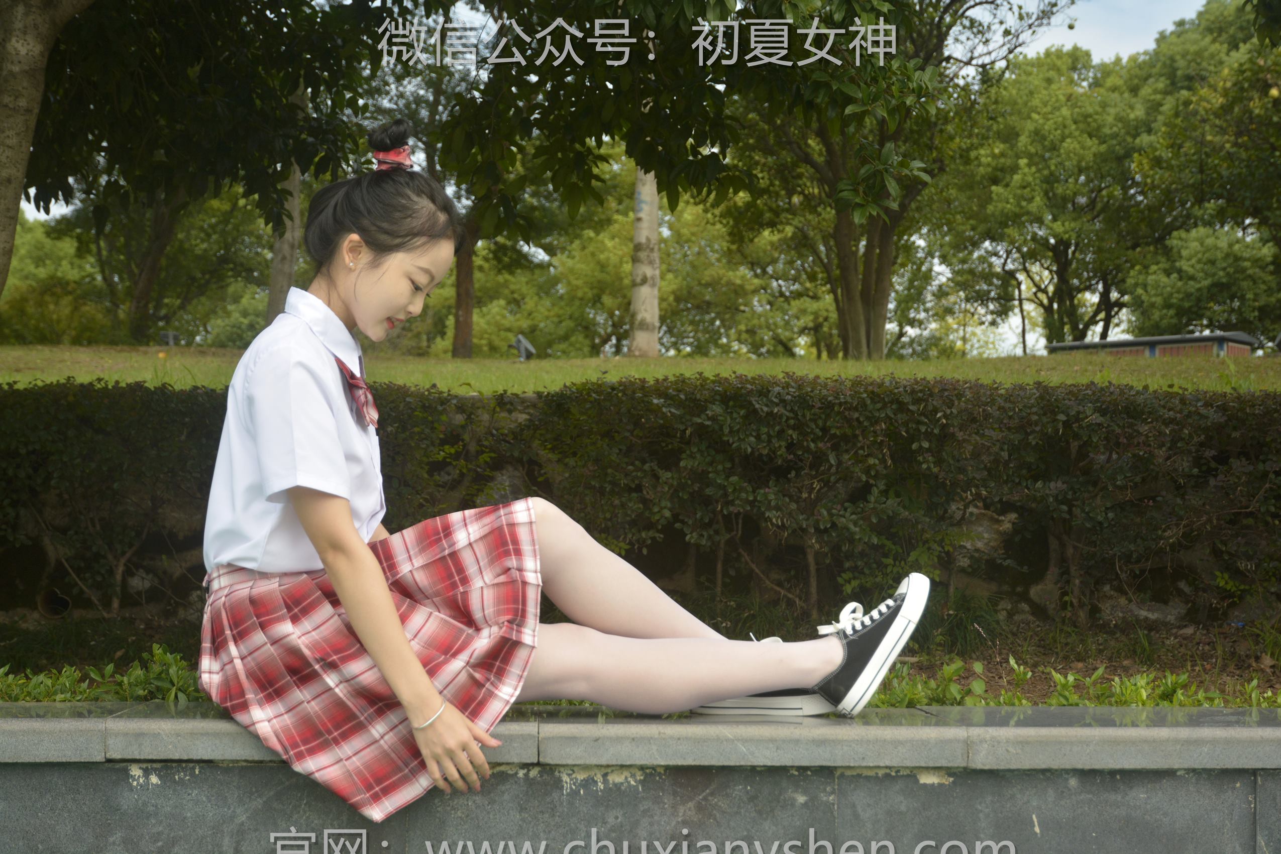 图片[37]-初夏女神 NO.101 双双 大红JK套[130P] – 速更版-美库