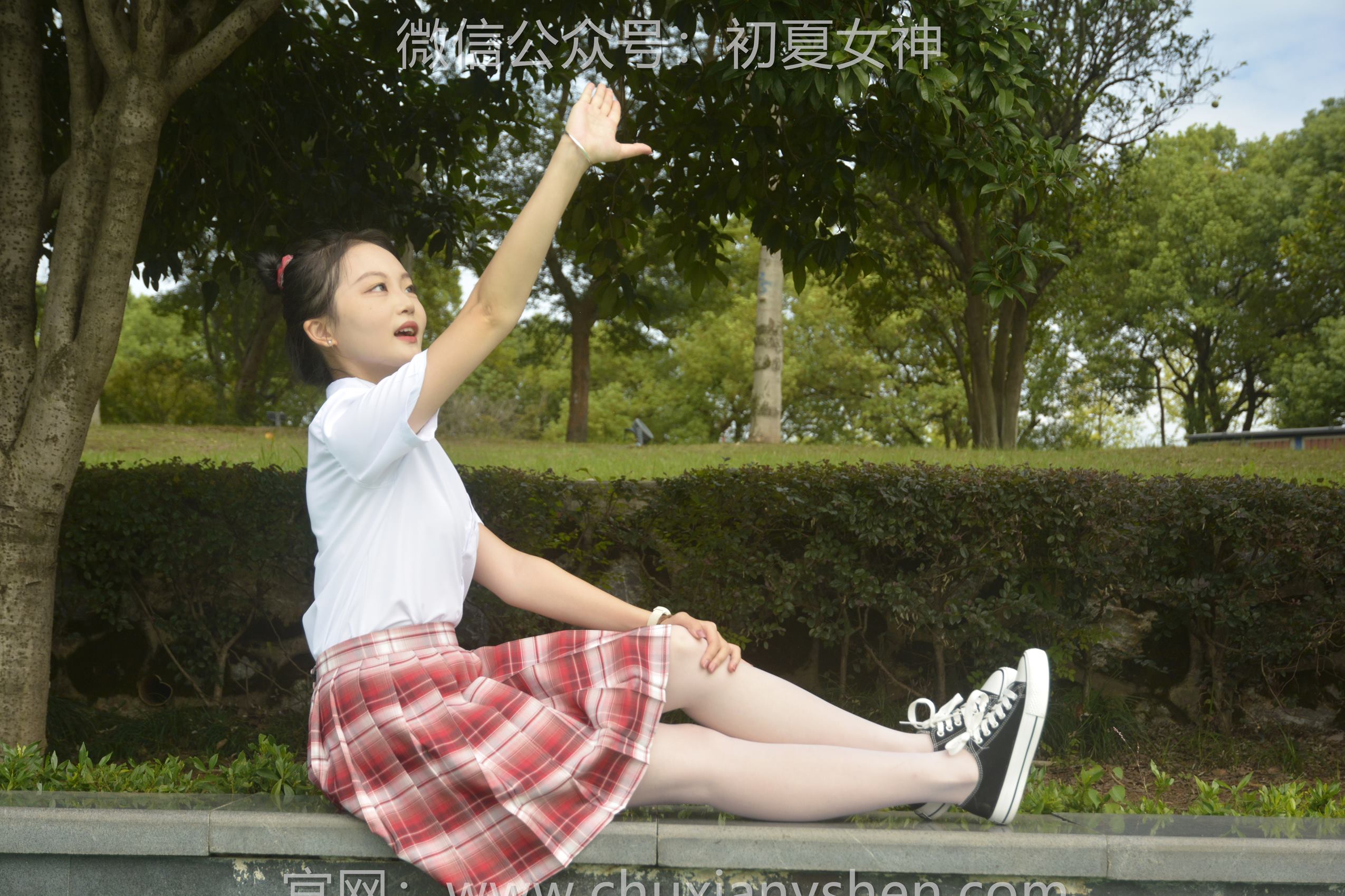 图片[38]-初夏女神 NO.101 双双 大红JK套[130P] – 速更版-美库