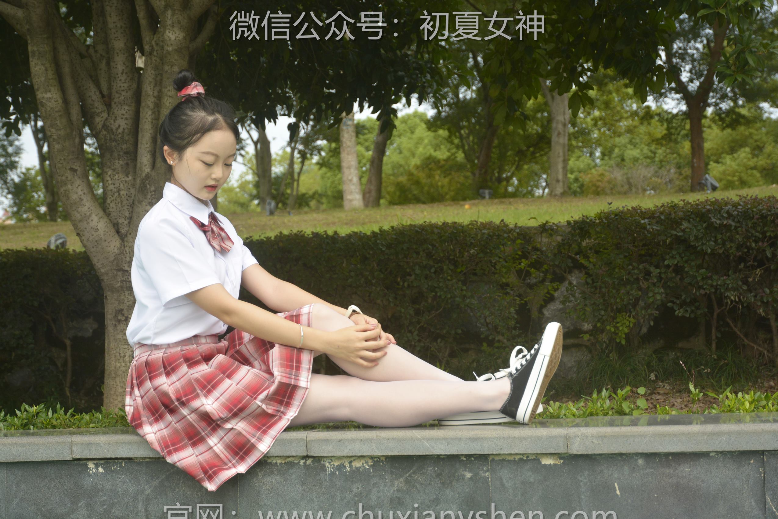 图片[40]-初夏女神 NO.101 双双 大红JK套[130P] – 速更版-美库