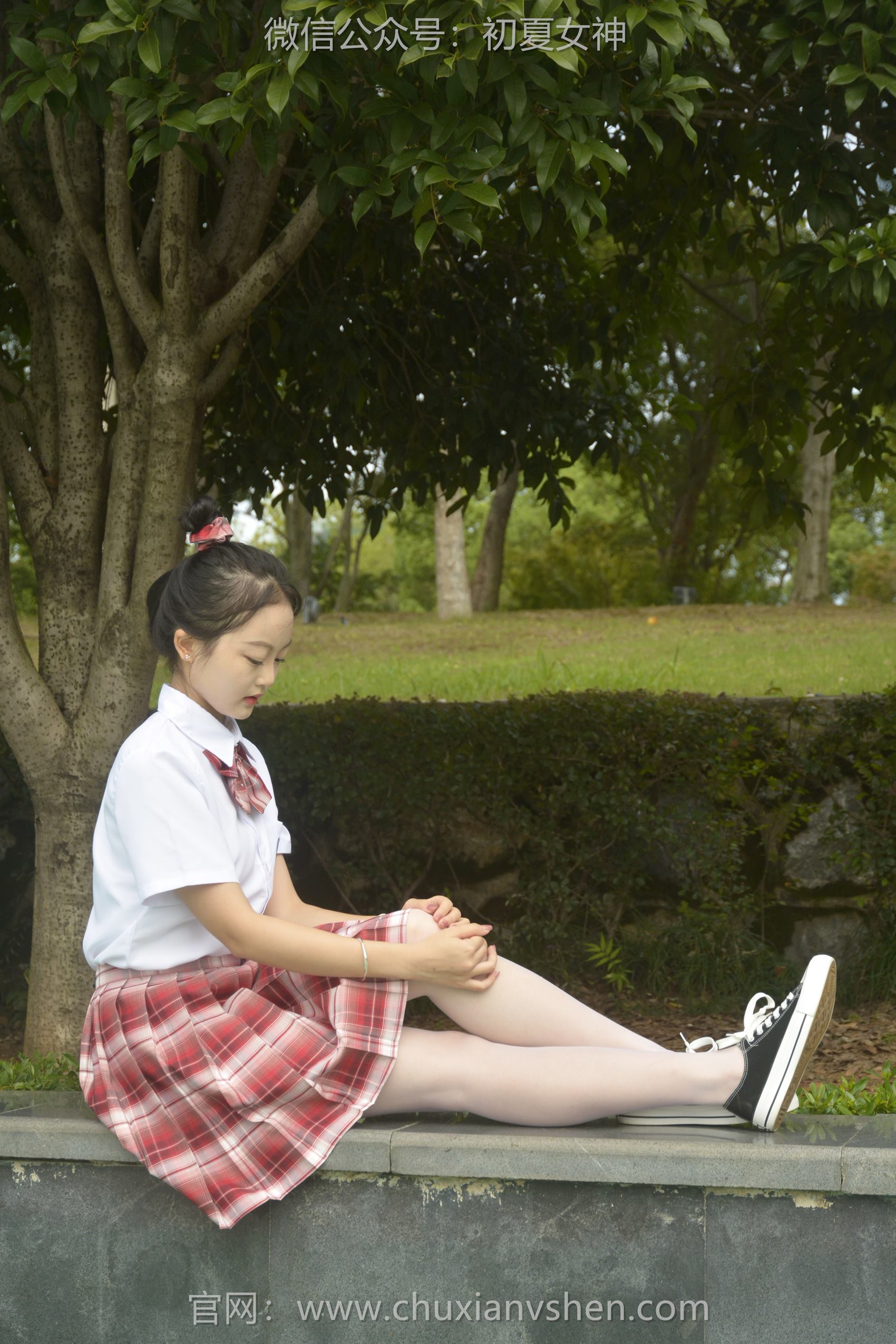 图片[41]-初夏女神 NO.101 双双 大红JK套[130P] – 速更版-美库