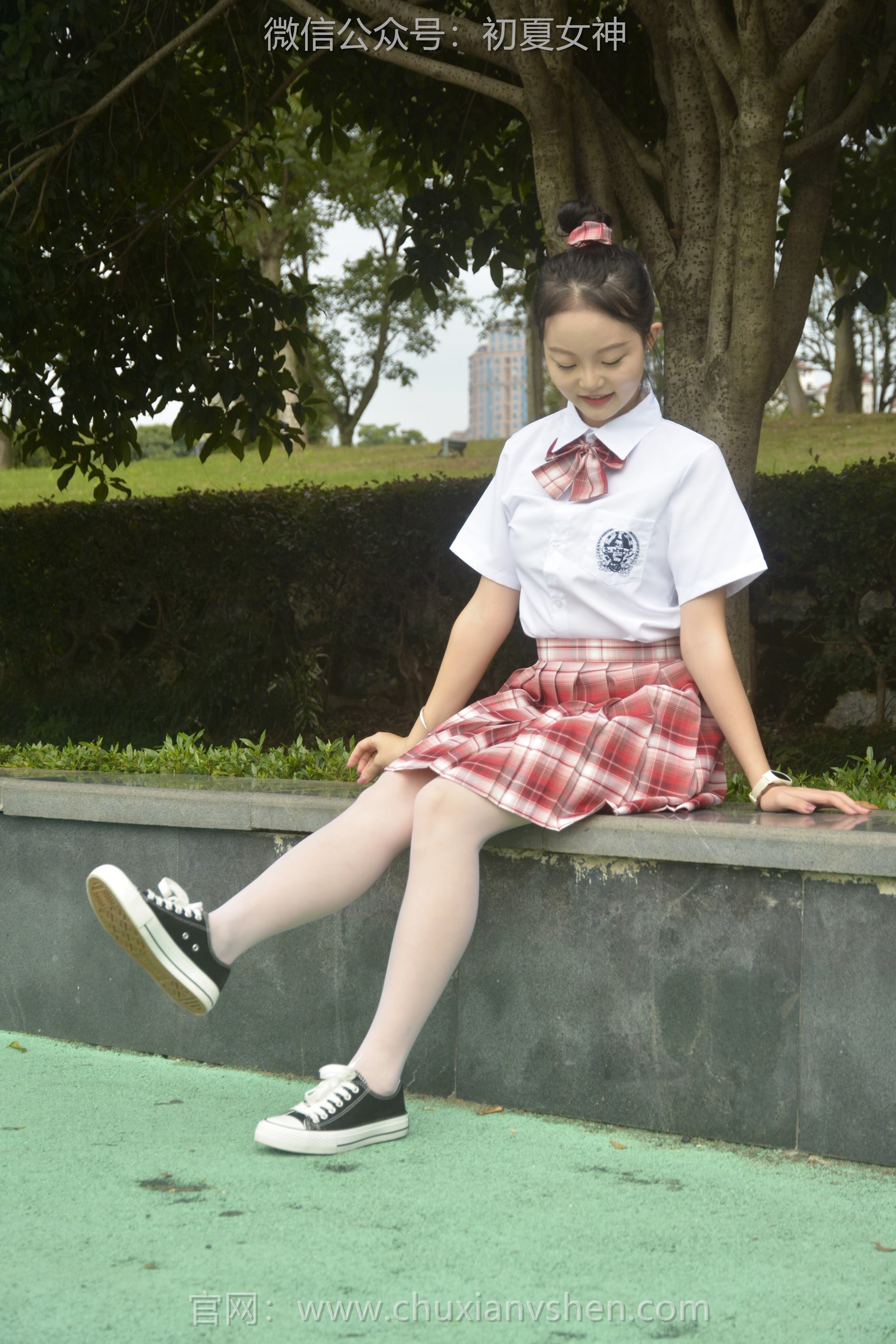 图片[51]-初夏女神 NO.101 双双 大红JK套[130P] – 速更版-美库