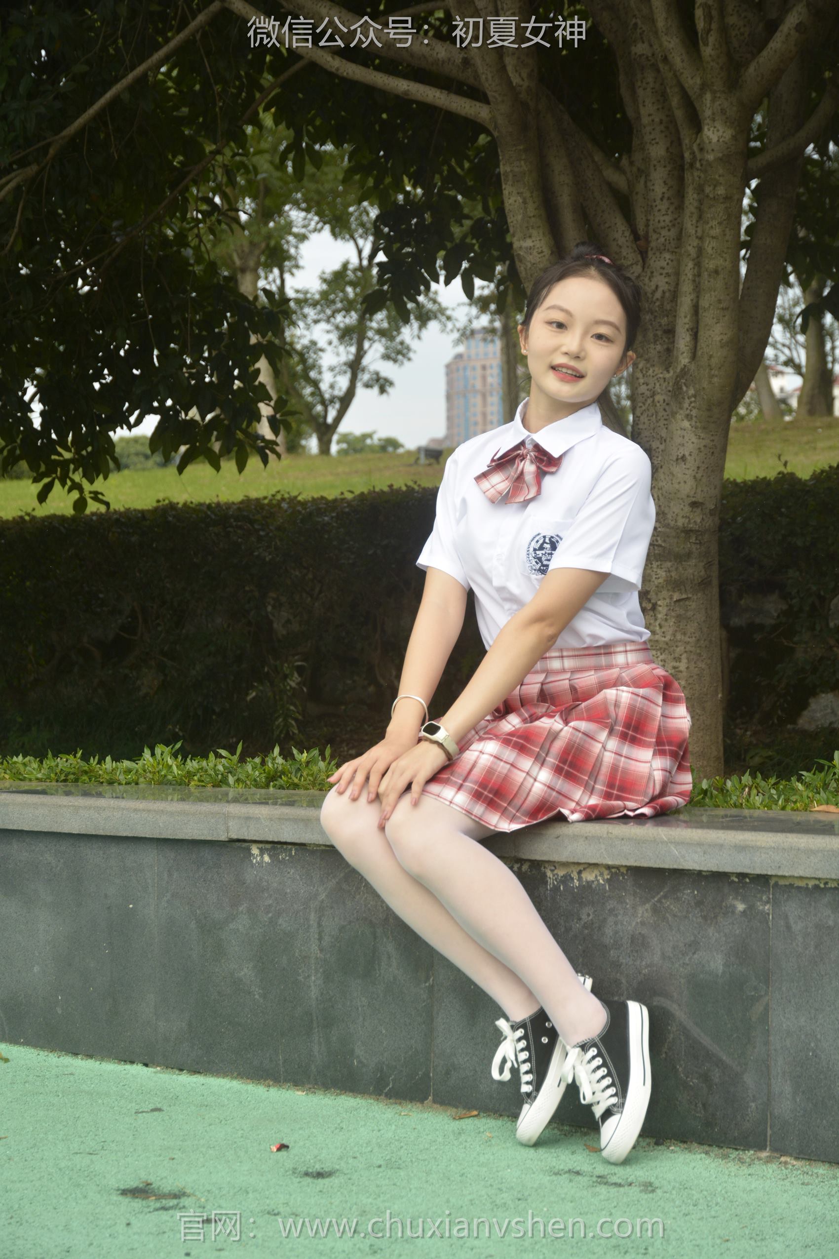 图片[52]-初夏女神 NO.101 双双 大红JK套[130P] – 速更版-美库