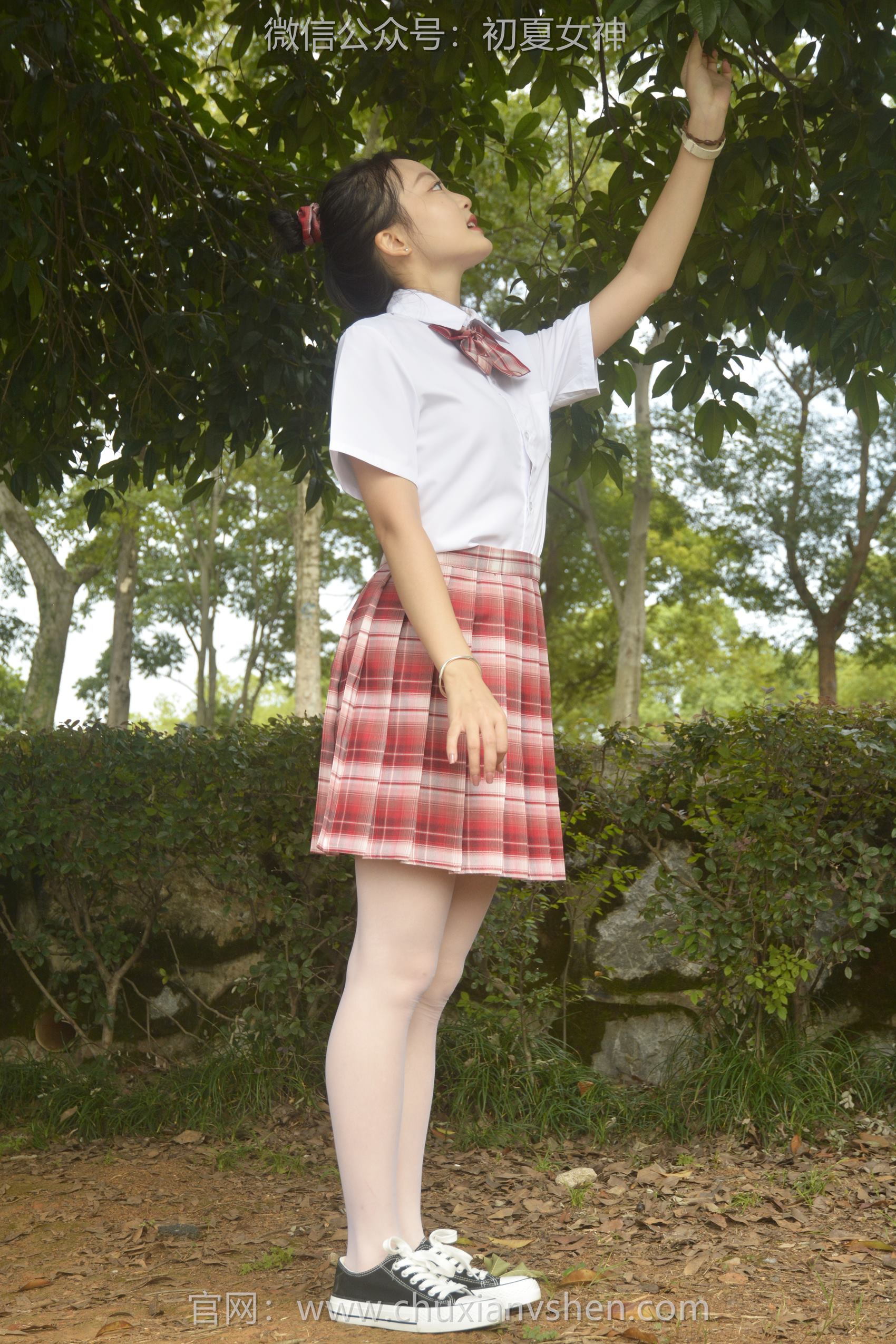 图片[64]-初夏女神 NO.101 双双 大红JK套[130P] – 速更版-美库