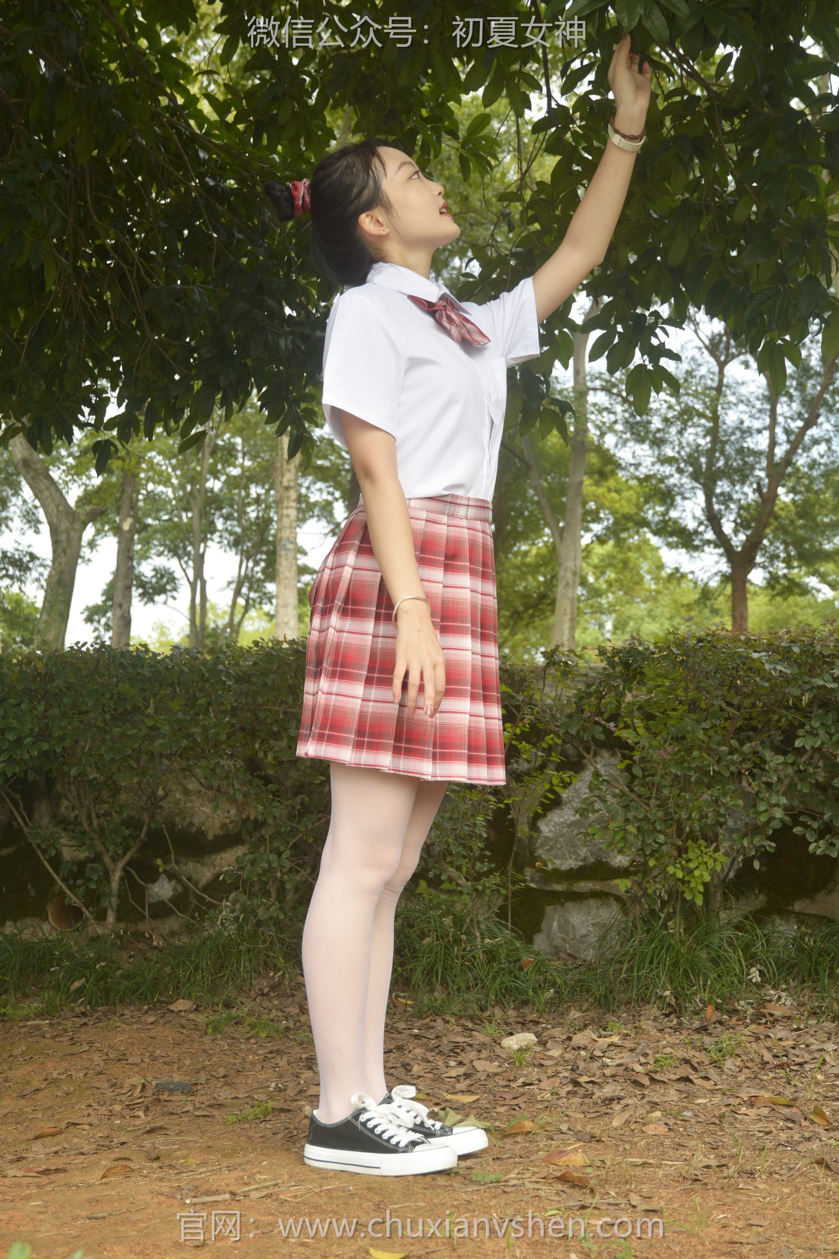 图片[65]-初夏女神 NO.101 双双 大红JK套[130P] – 速更版-美库