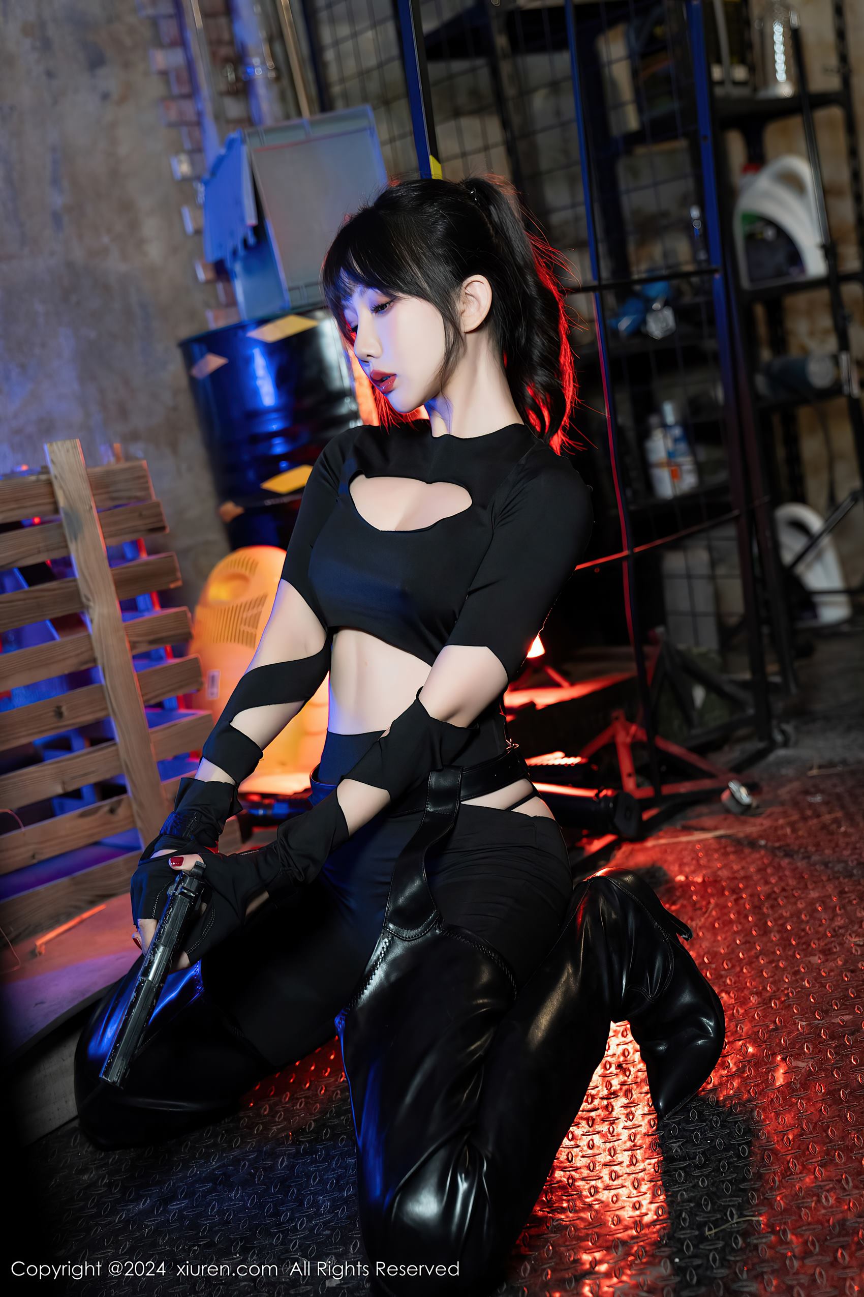 图片[20]-[Xiuren秀人网]2024.03.05 NO.8177 波巧酱 射击女孩 [39+1P] – 速更版-美库