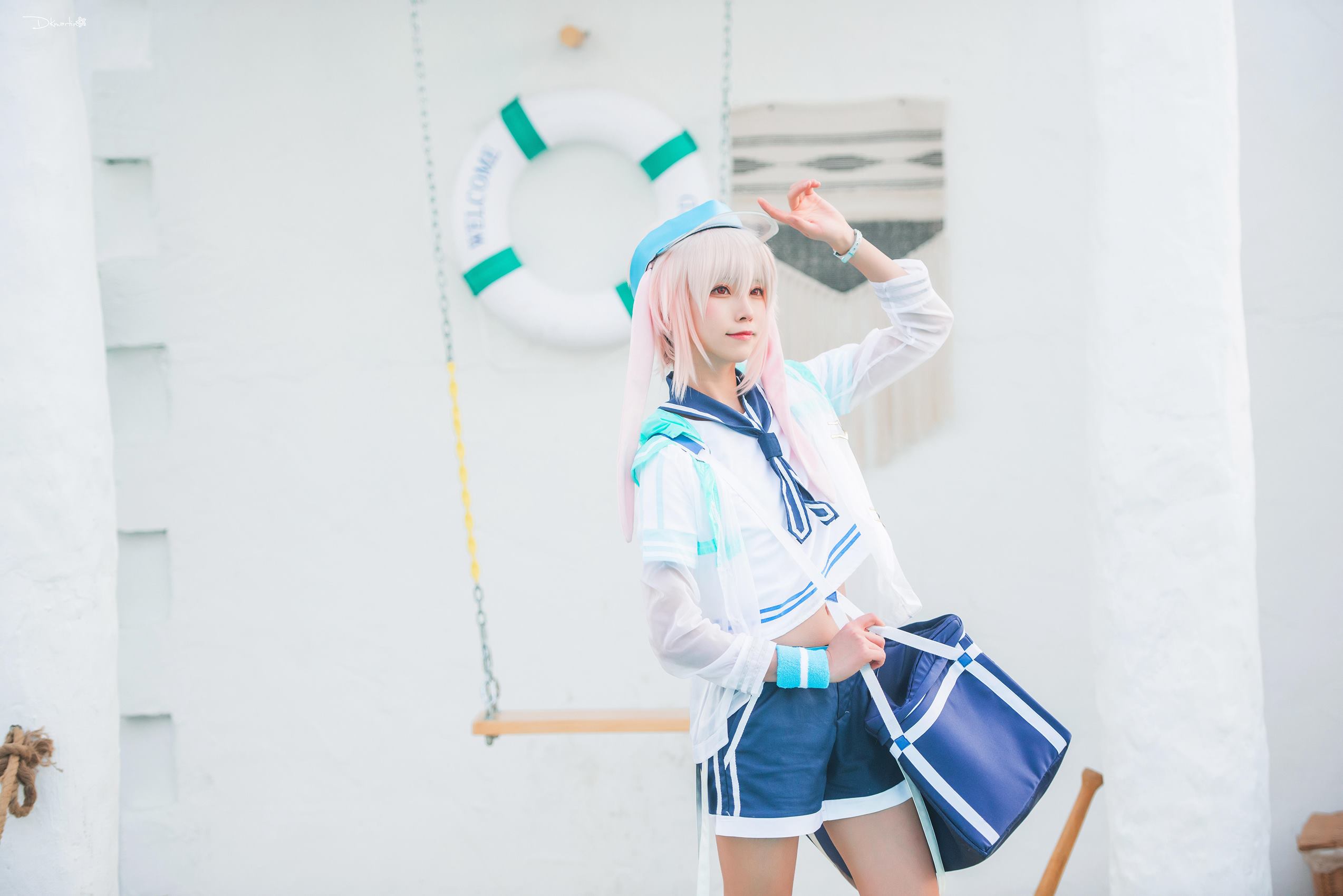 图片[11]-人气Coser@Kitaro_绮太郎 _绮太郎 明日方舟 安塞尔[14P] – 速更版-美库