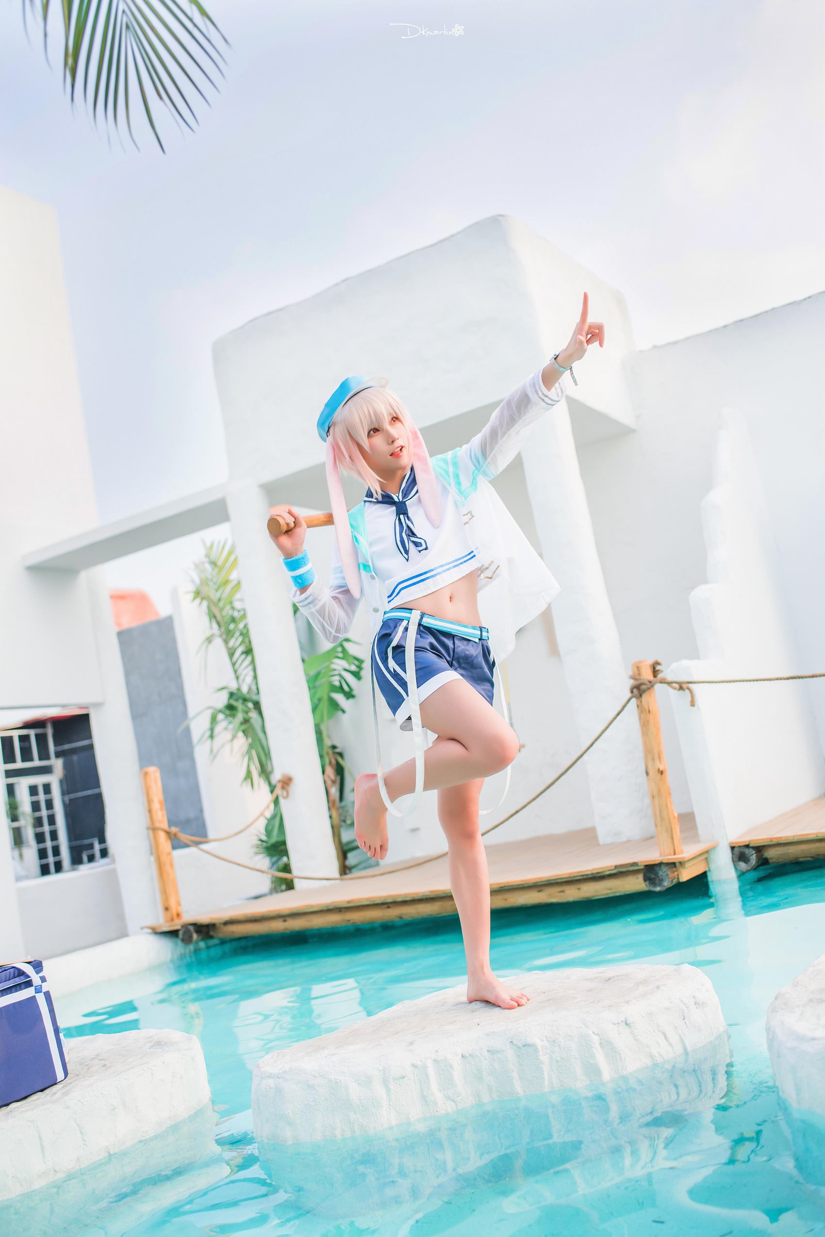 图片[13]-人气Coser@Kitaro_绮太郎 _绮太郎 明日方舟 安塞尔[14P] – 速更版-美库