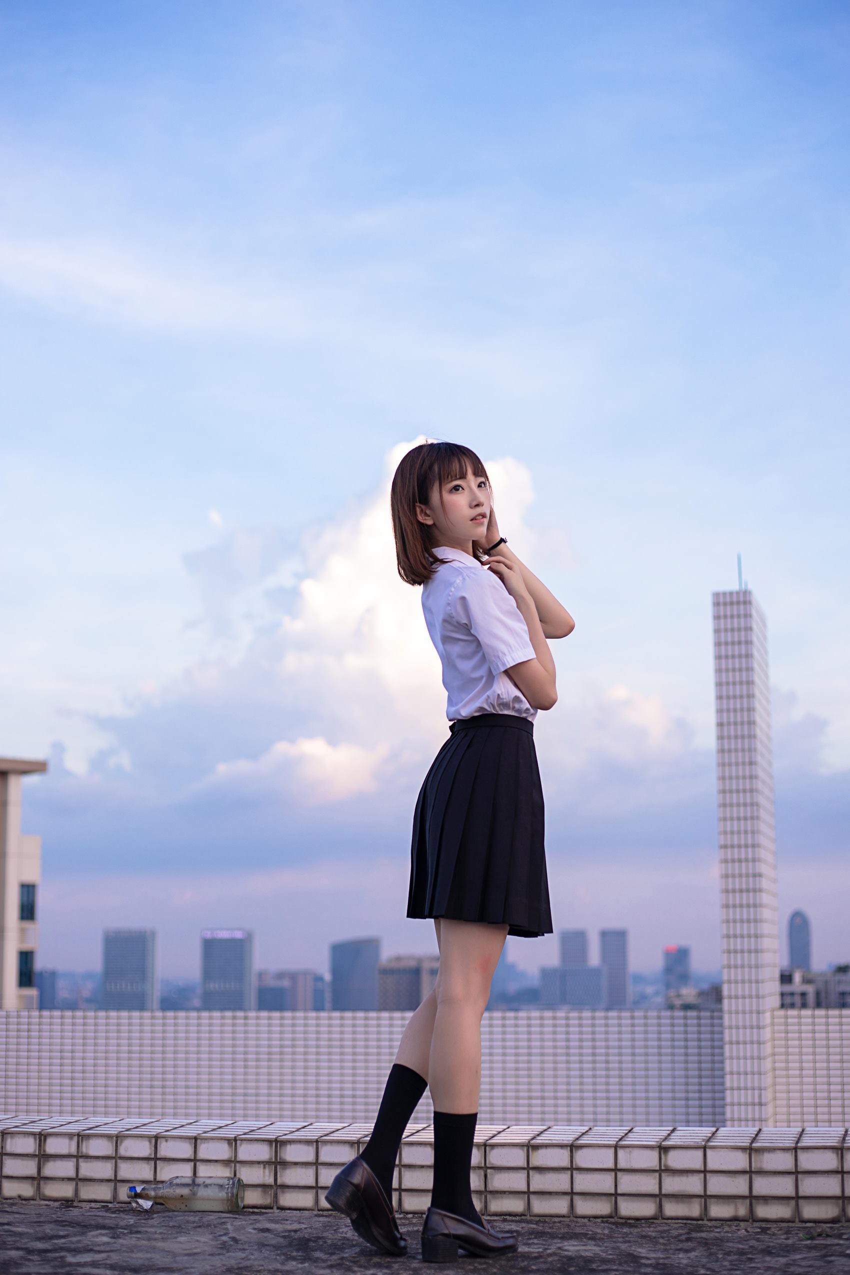 图片[12]-人气Coser@Kitaro_绮太郎  少女情怀总是诗 JK[20P] – 速更版-美库