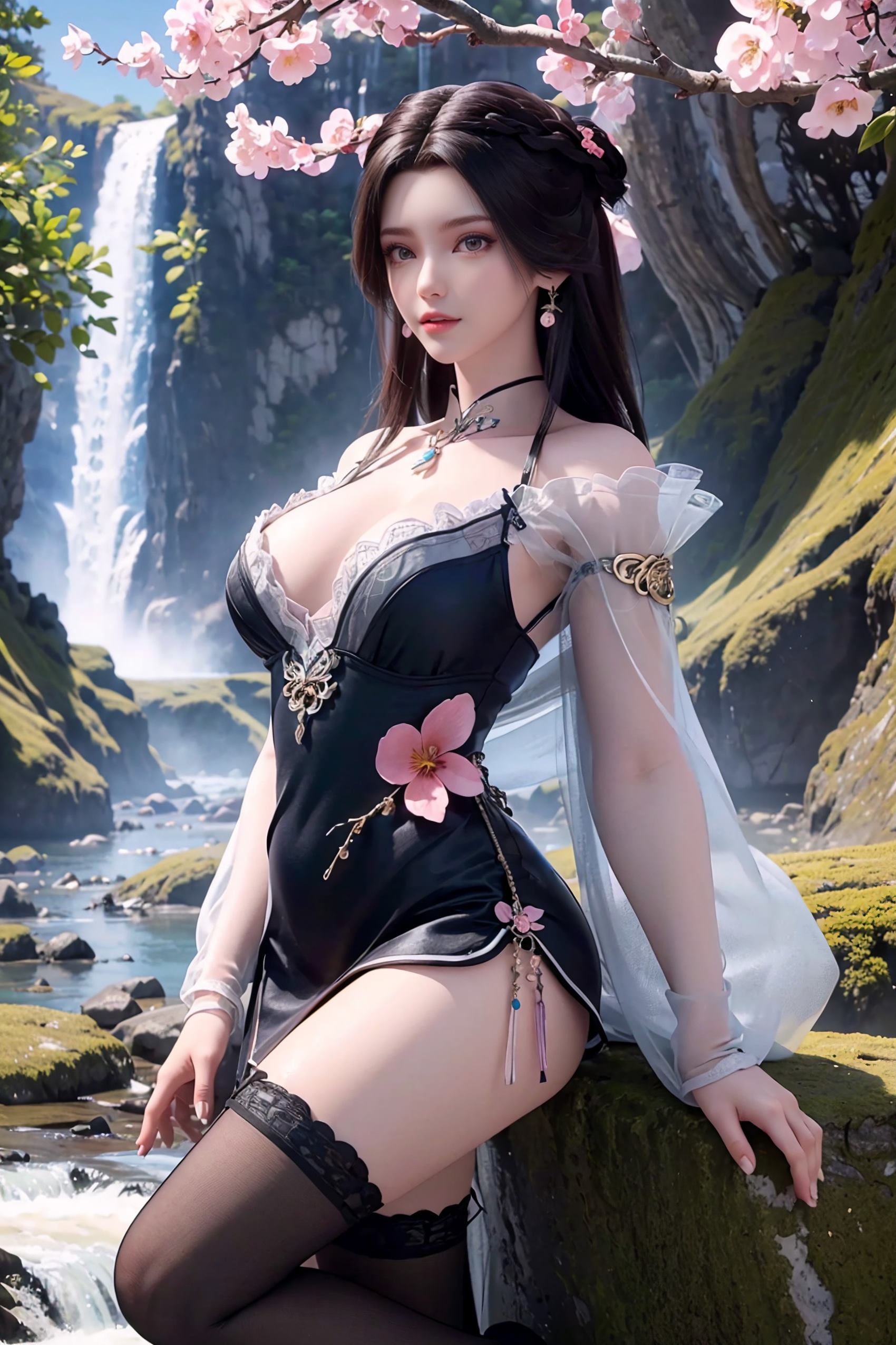 图片[12]-[AI绘画]星辰变-姜立 旗袍清凉[92P] – 速更版-美库