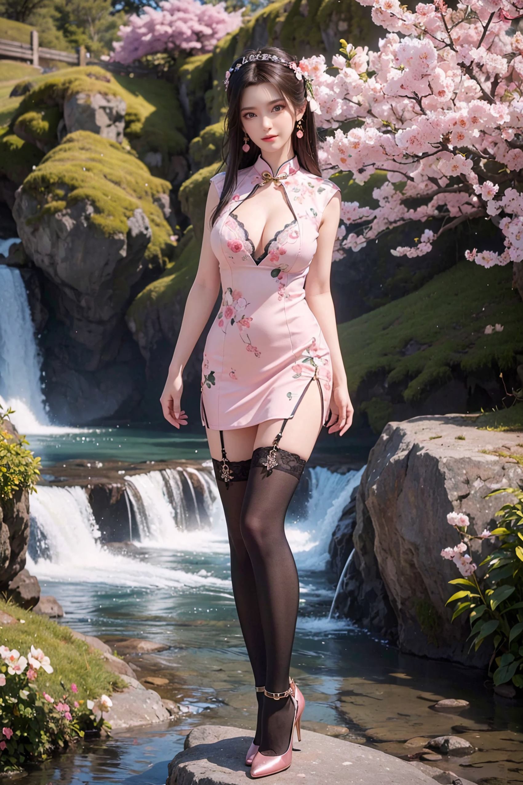 图片[18]-[AI绘画]星辰变-姜立 旗袍清凉[92P] – 速更版-美库