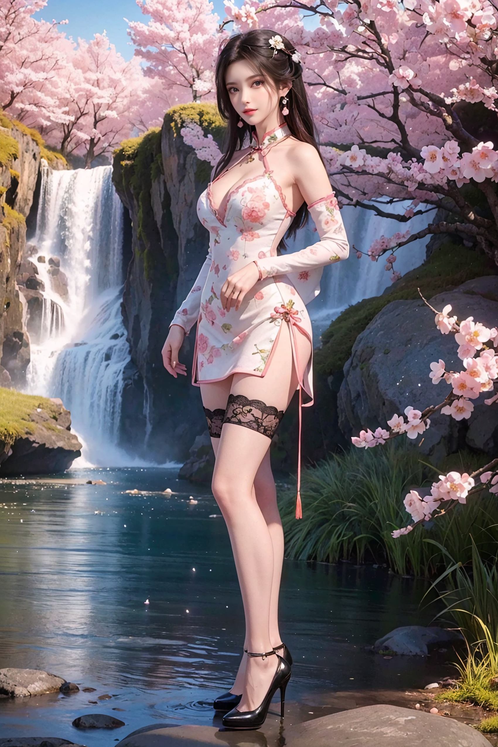 图片[21]-[AI绘画]星辰变-姜立 旗袍清凉[92P] – 速更版-美库