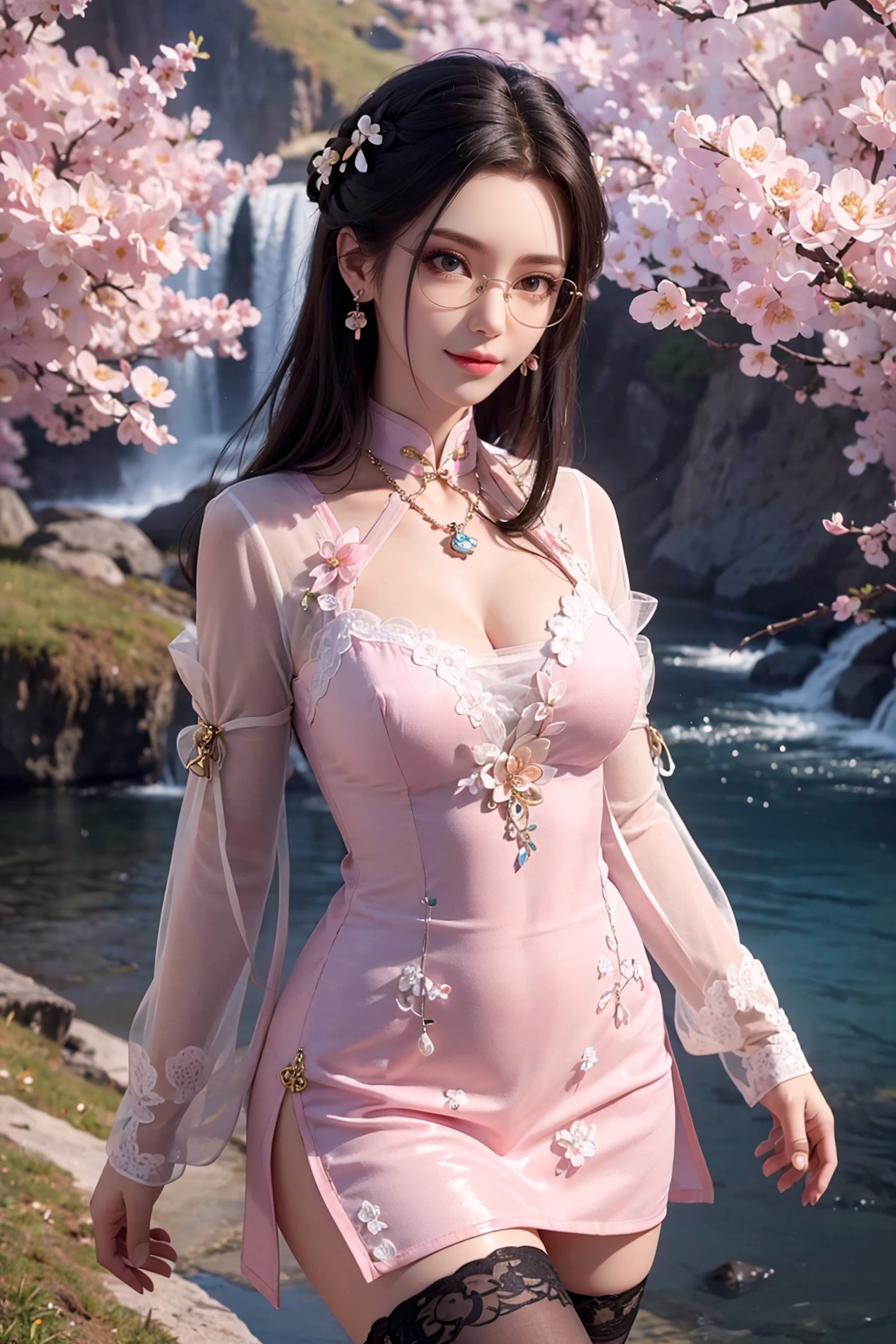 图片[43]-[AI绘画]星辰变-姜立 旗袍清凉[92P] – 速更版-美库