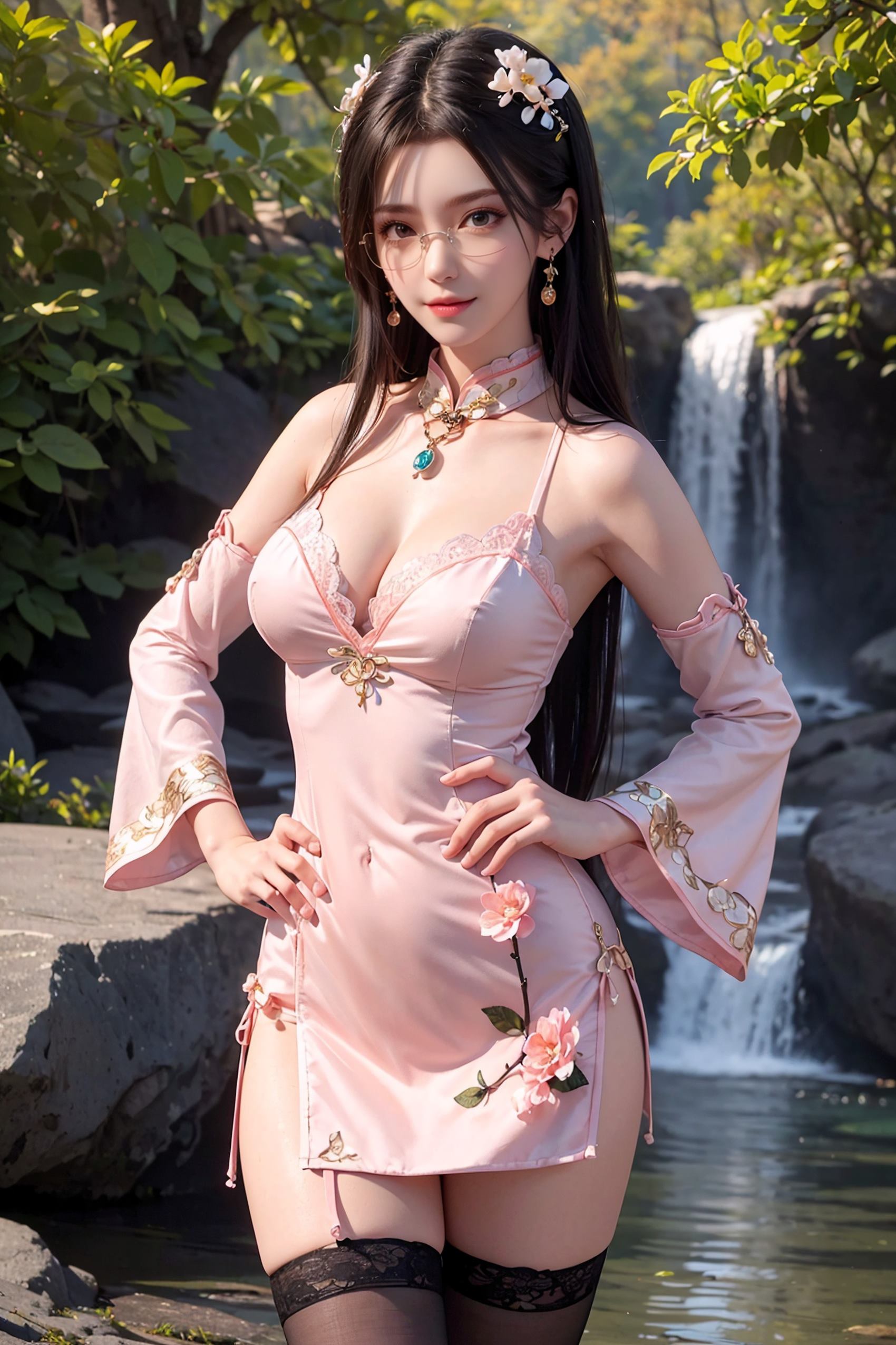 图片[53]-[AI绘画]星辰变-姜立 旗袍清凉[92P] – 速更版-美库