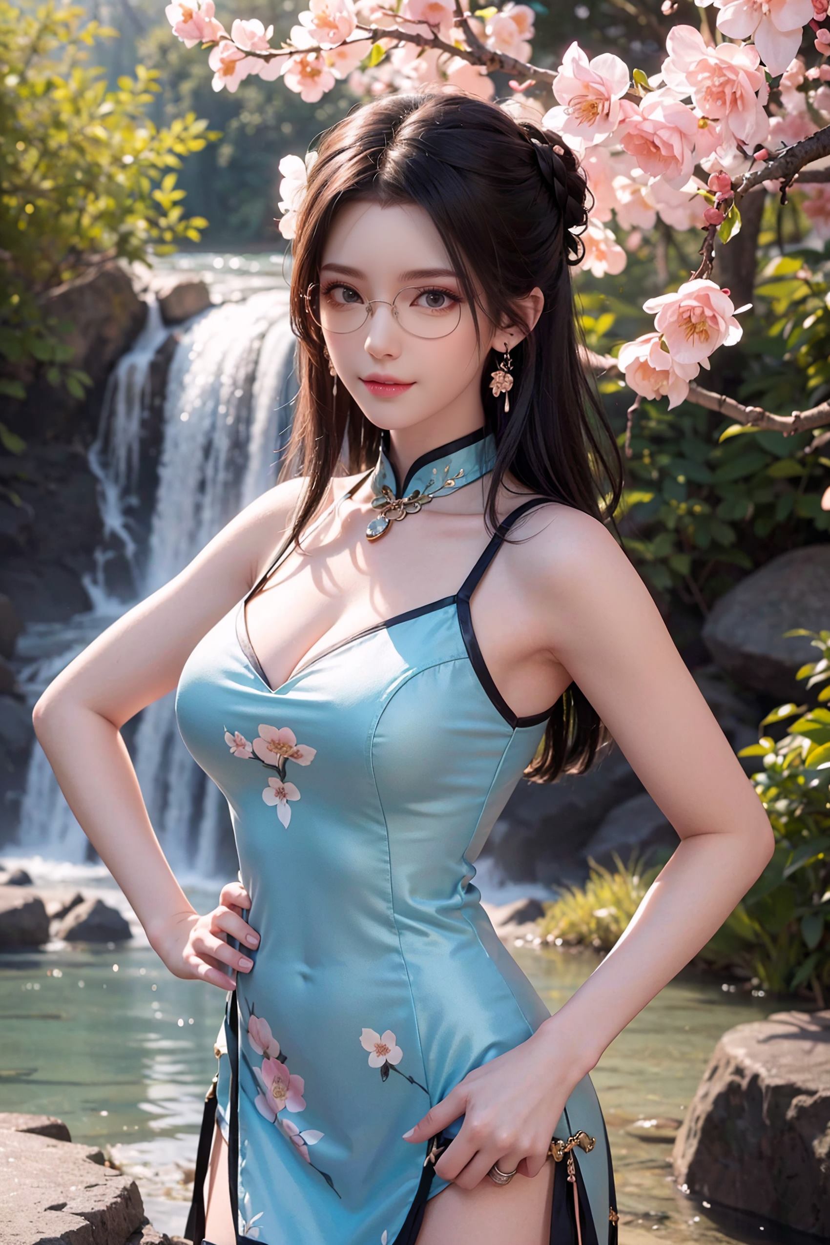 图片[65]-[AI绘画]星辰变-姜立 旗袍清凉[92P] – 速更版-美库