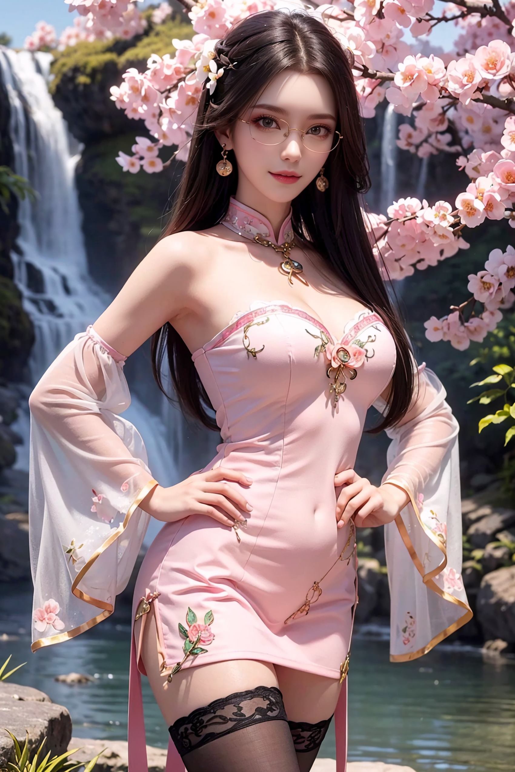 图片[66]-[AI绘画]星辰变-姜立 旗袍清凉[92P] – 速更版-美库