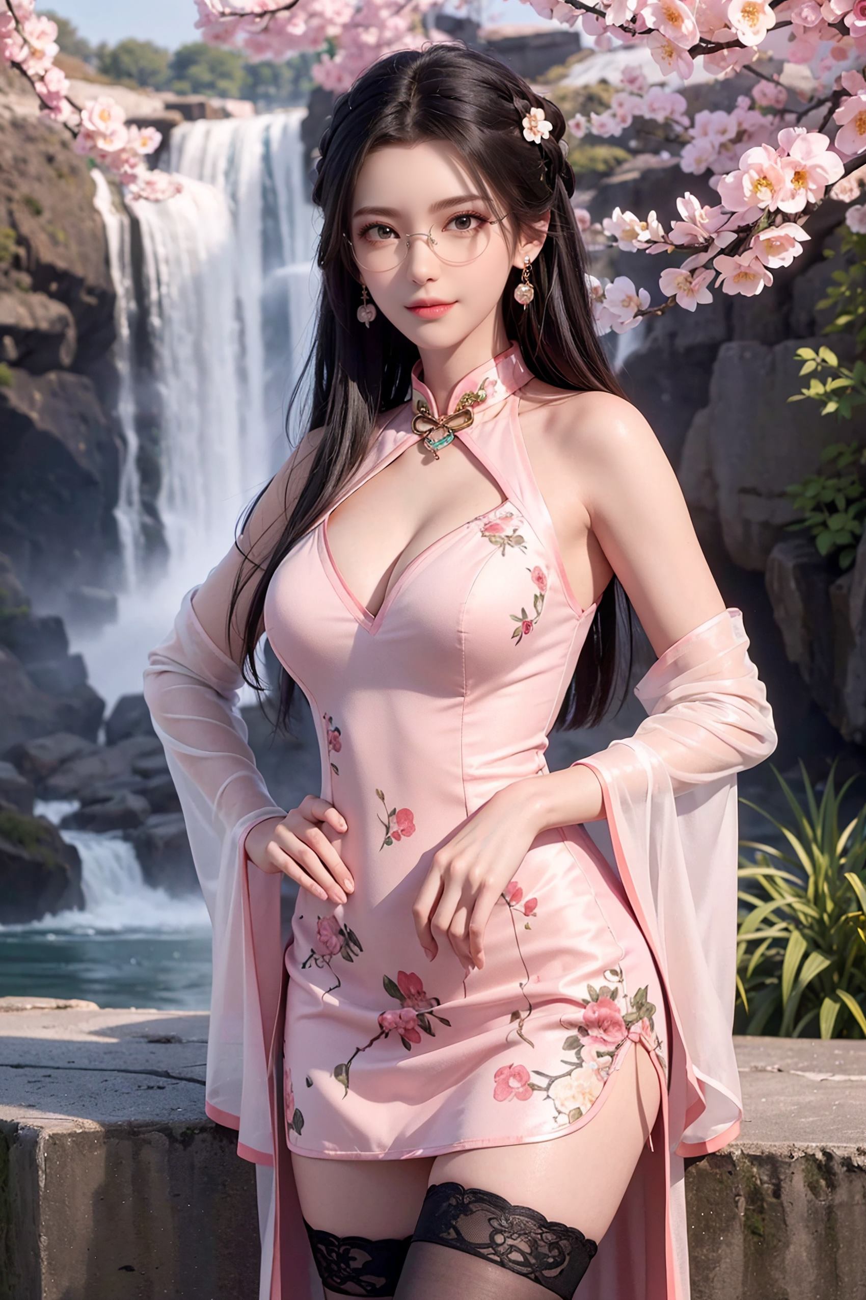 图片[68]-[AI绘画]星辰变-姜立 旗袍清凉[92P] – 速更版-美库