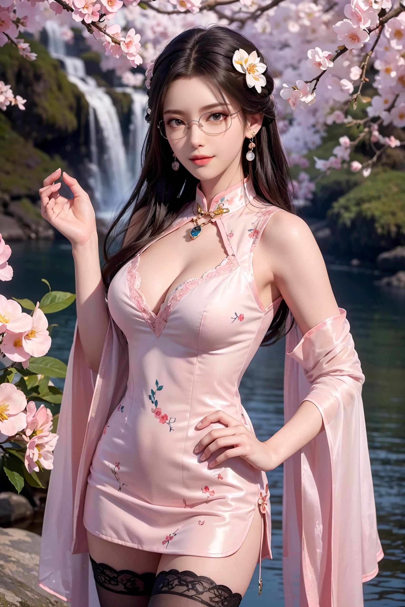 图片[69]-[AI绘画]星辰变-姜立 旗袍清凉[92P] – 速更版-美库