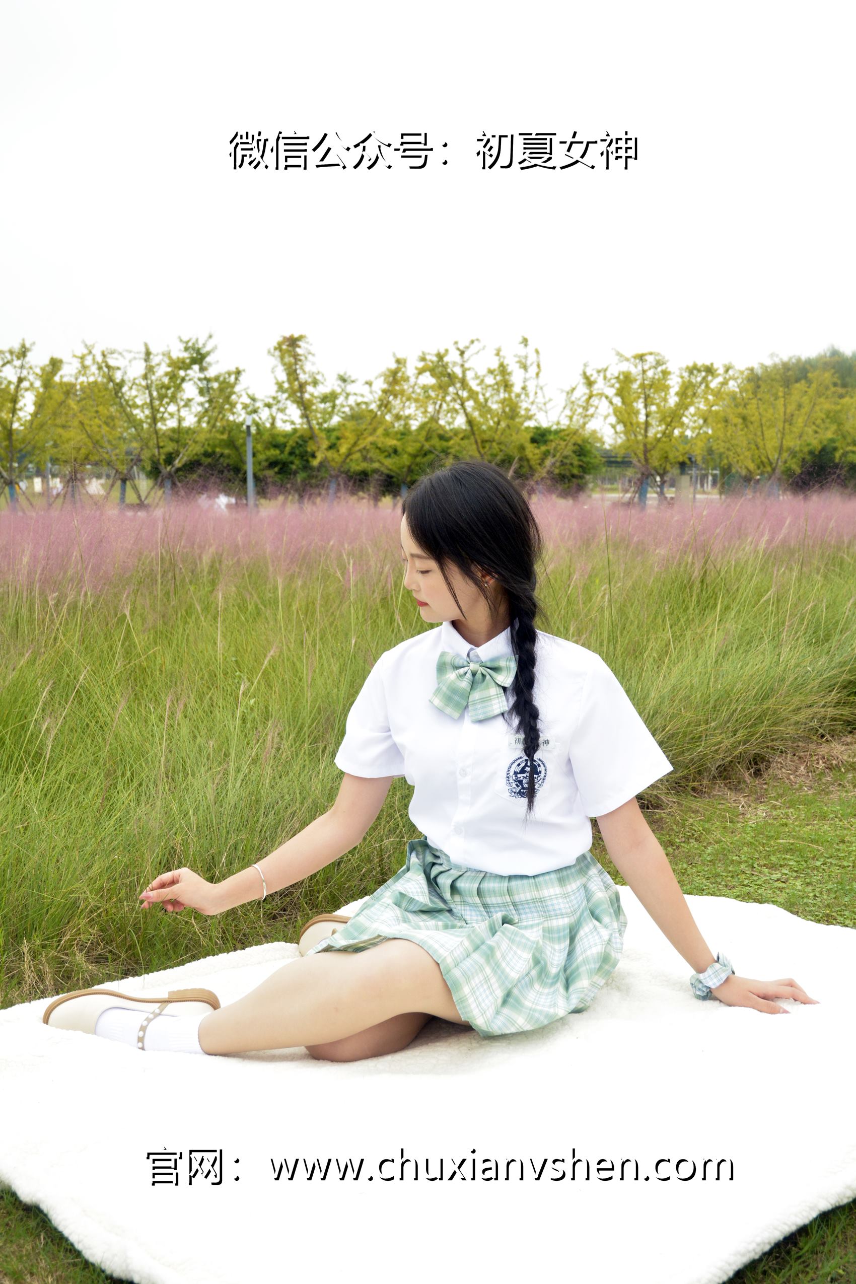 图片[14]-初夏女神 NO.103 双双 雪松JK套[140P] – 速更版-美库