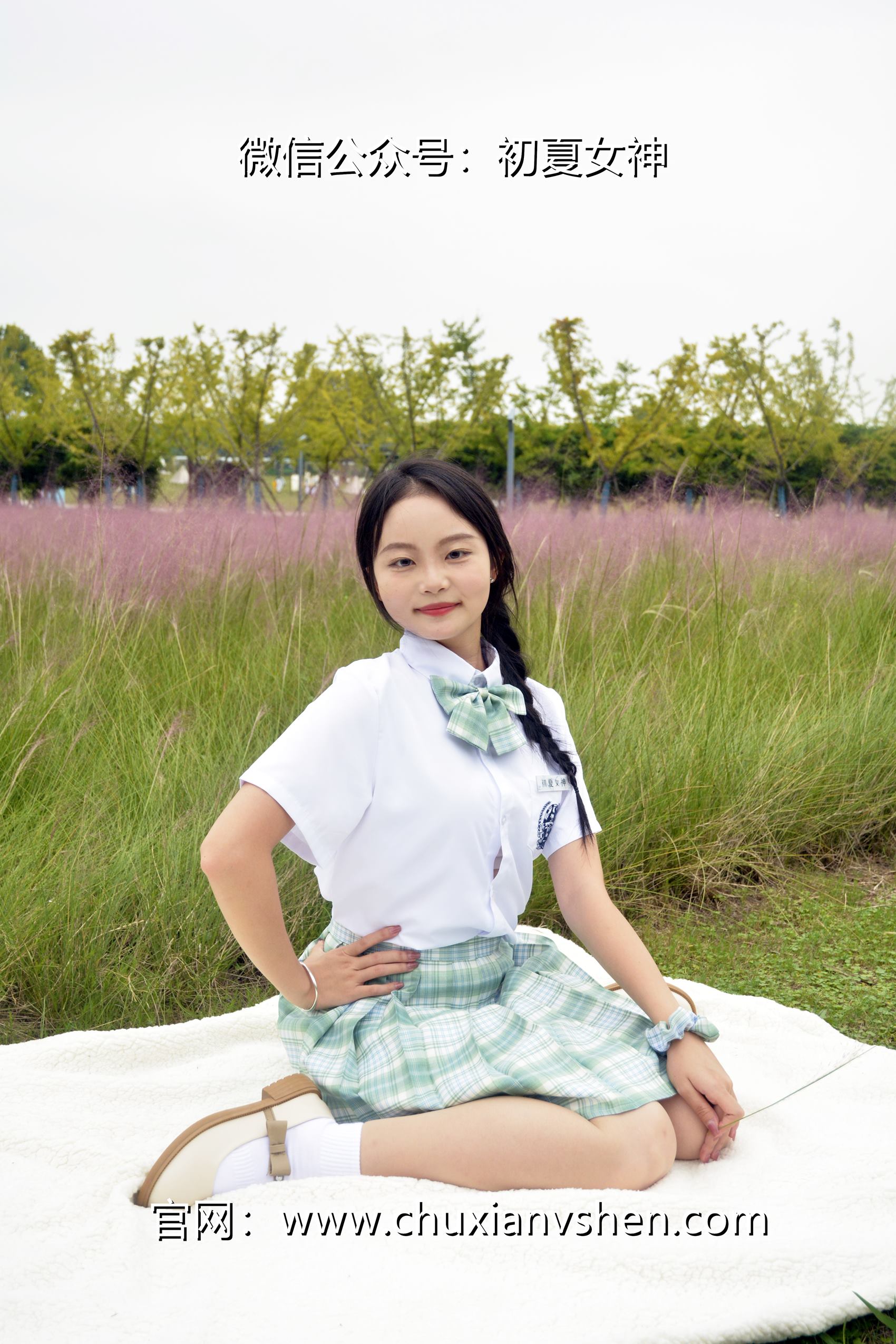 图片[16]-初夏女神 NO.103 双双 雪松JK套[140P] – 速更版-美库