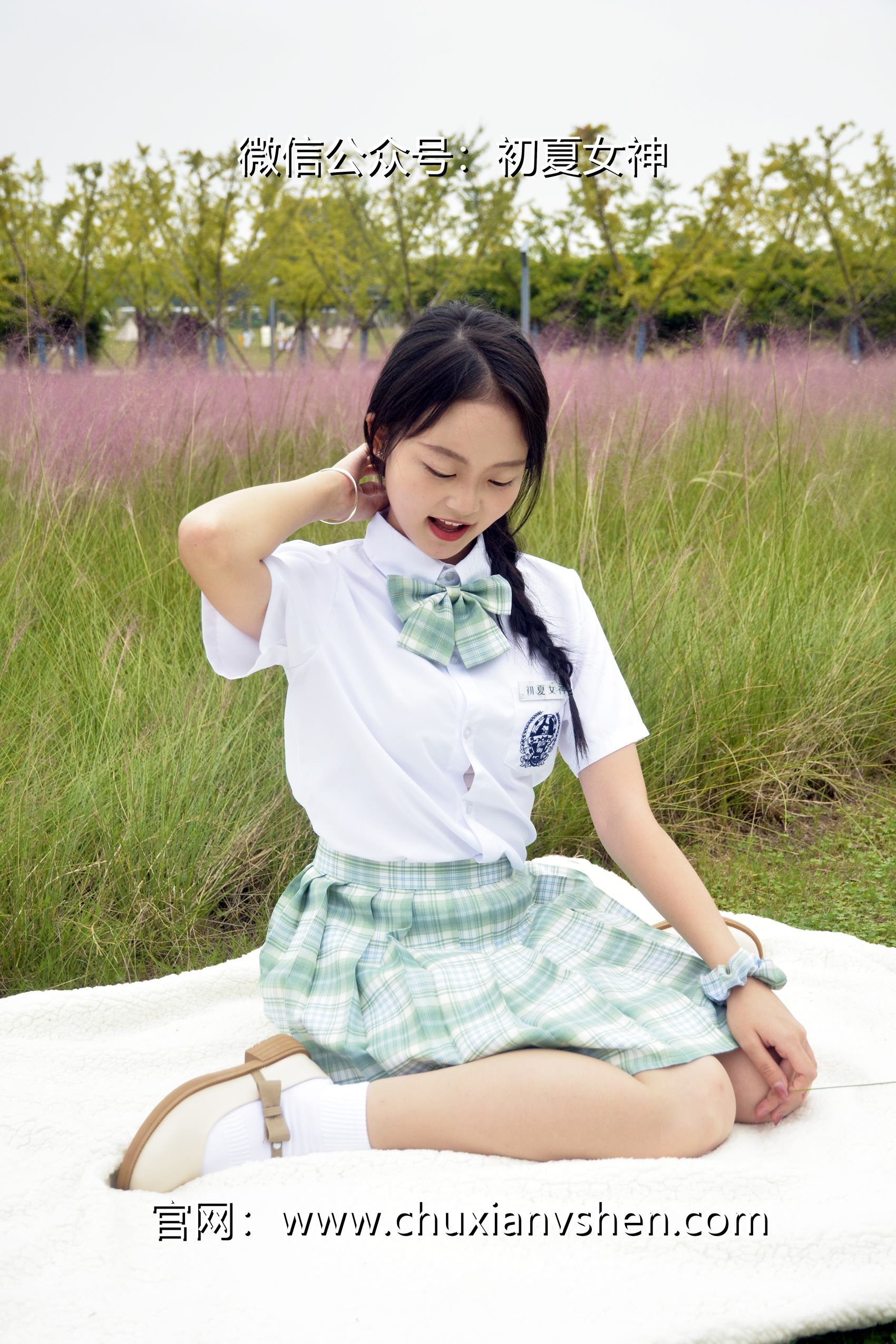 图片[17]-初夏女神 NO.103 双双 雪松JK套[140P] – 速更版-美库