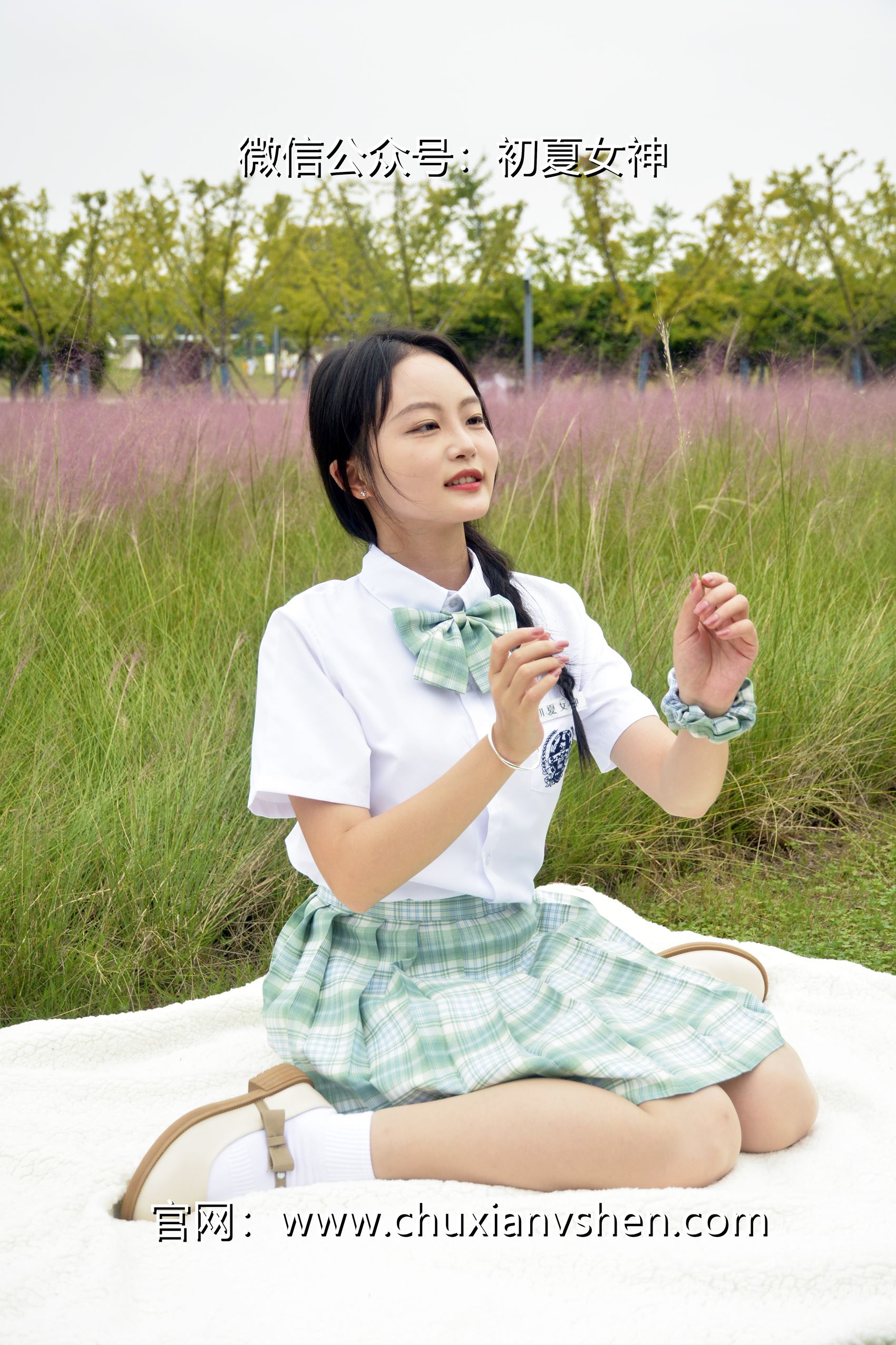 图片[18]-初夏女神 NO.103 双双 雪松JK套[140P] – 速更版-美库