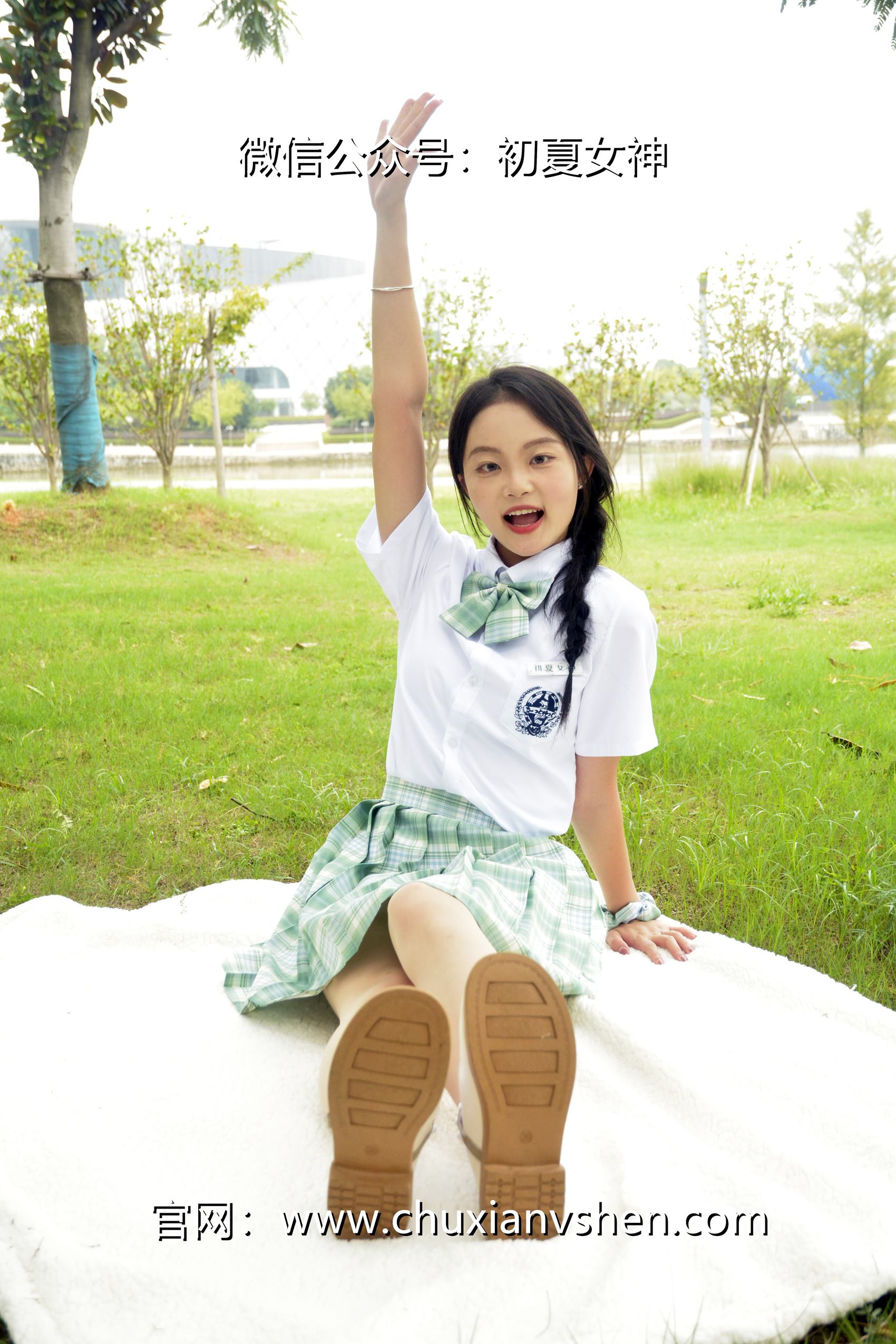 图片[31]-初夏女神 NO.103 双双 雪松JK套[140P] – 速更版-美库