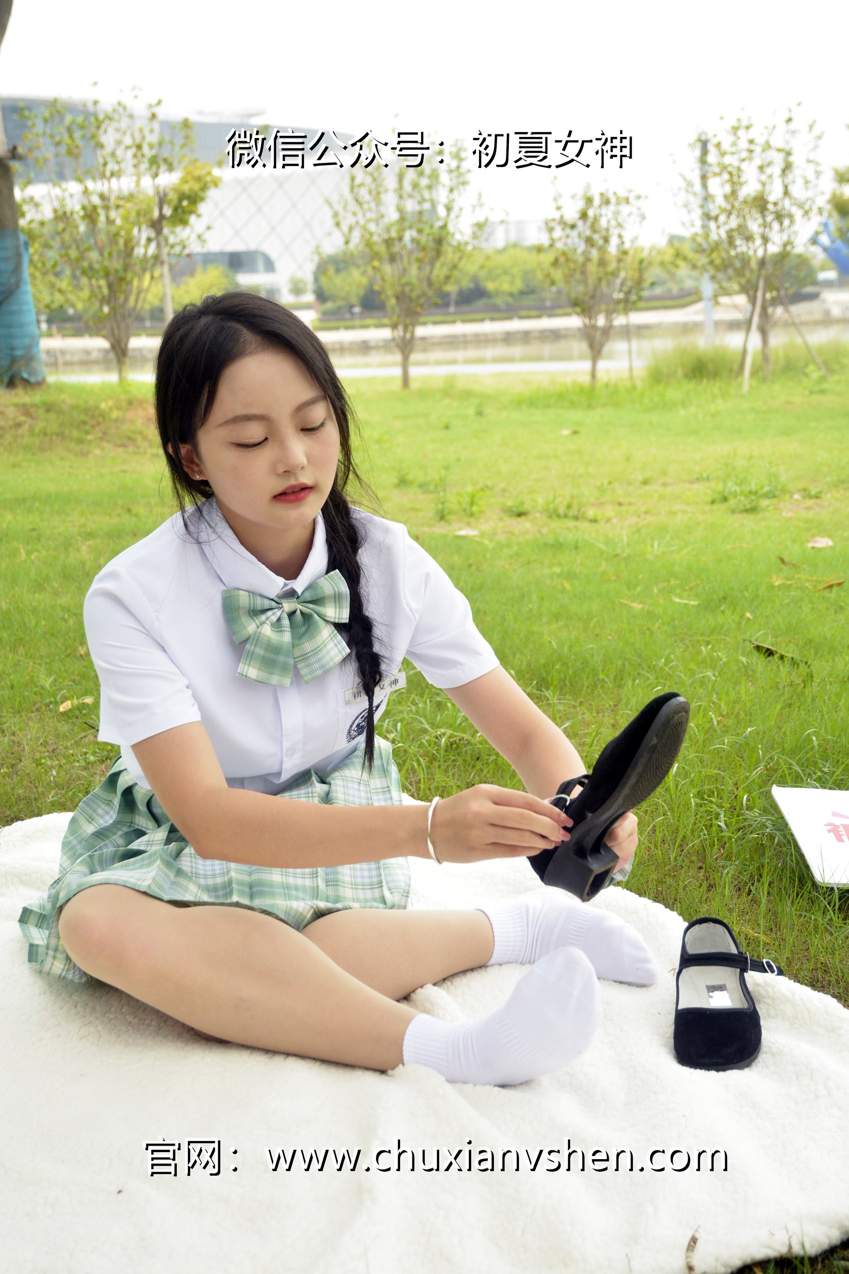 图片[34]-初夏女神 NO.103 双双 雪松JK套[140P] – 速更版-美库