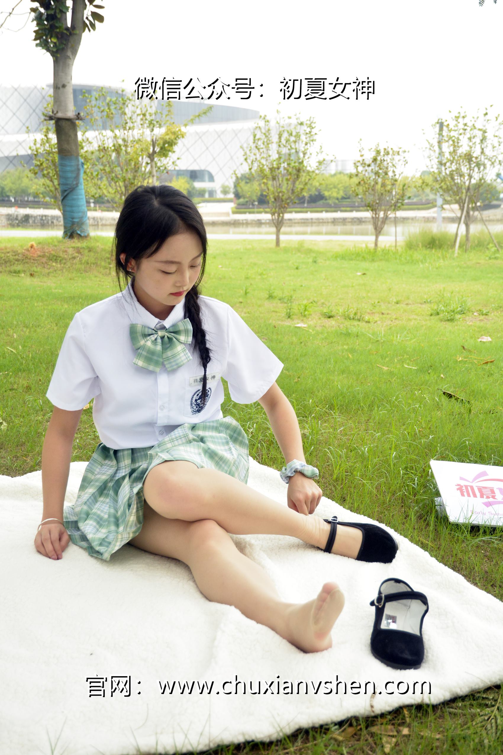 图片[38]-初夏女神 NO.103 双双 雪松JK套[140P] – 速更版-美库