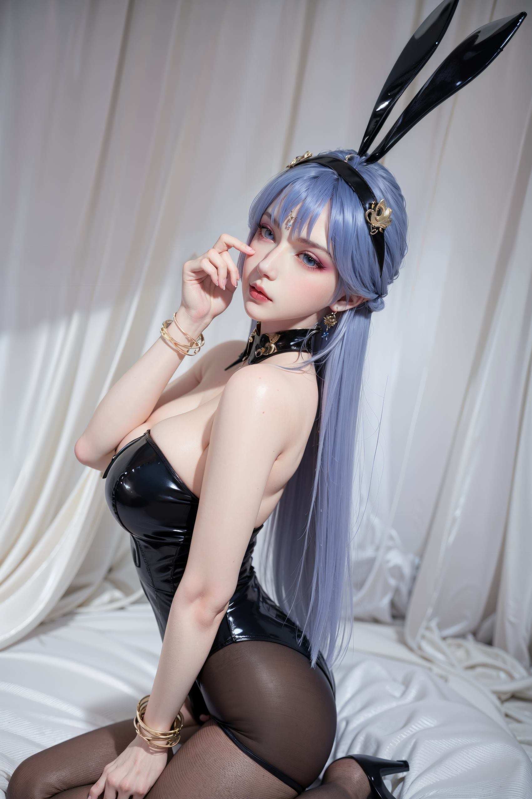 图片[37]-AI绘画 190 百炼成神-天穹 居家兔女郎[37P] – 速更版-美库