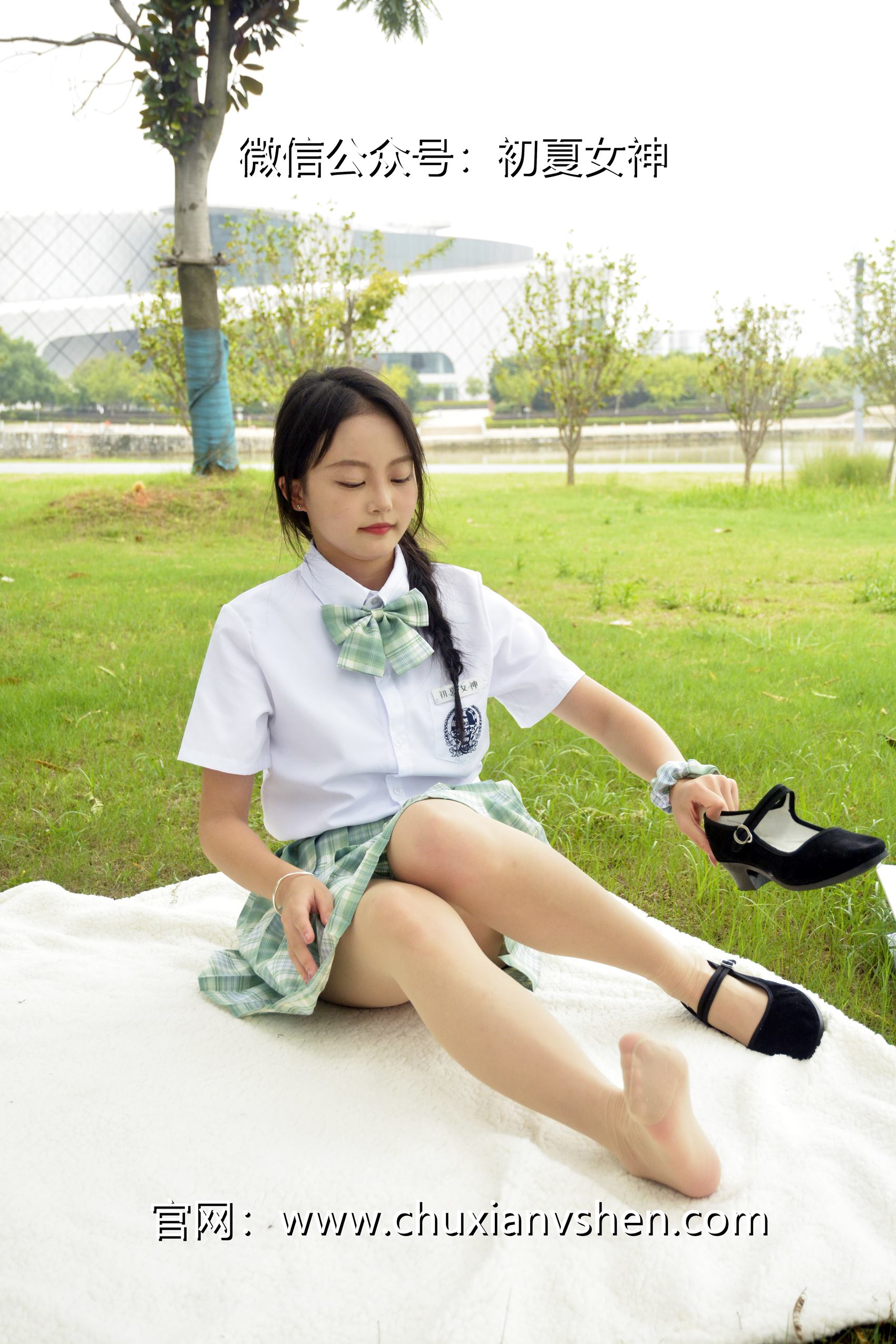 图片[42]-初夏女神 NO.103 双双 雪松JK套[140P] – 速更版-美库
