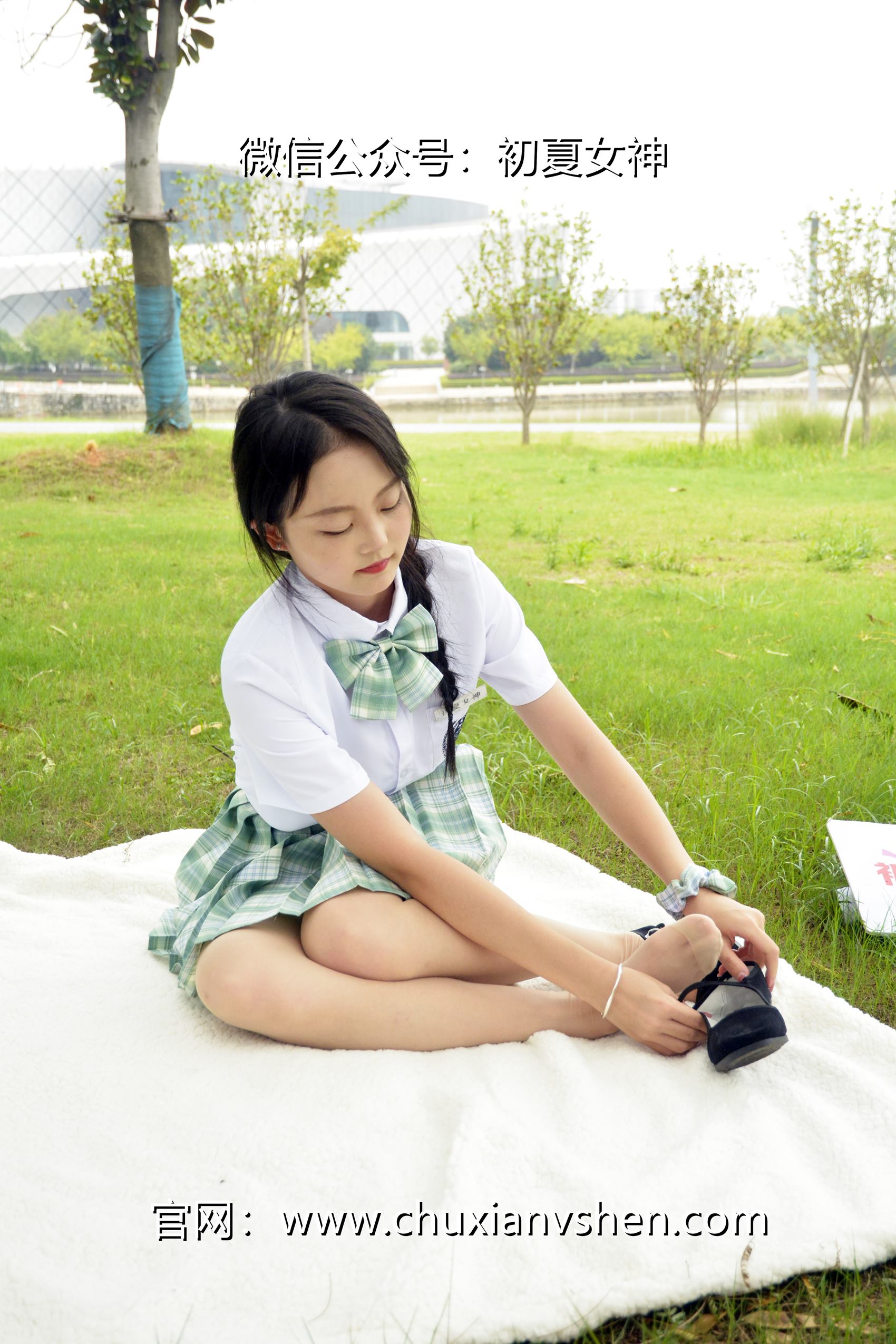 图片[44]-初夏女神 NO.103 双双 雪松JK套[140P] – 速更版-美库