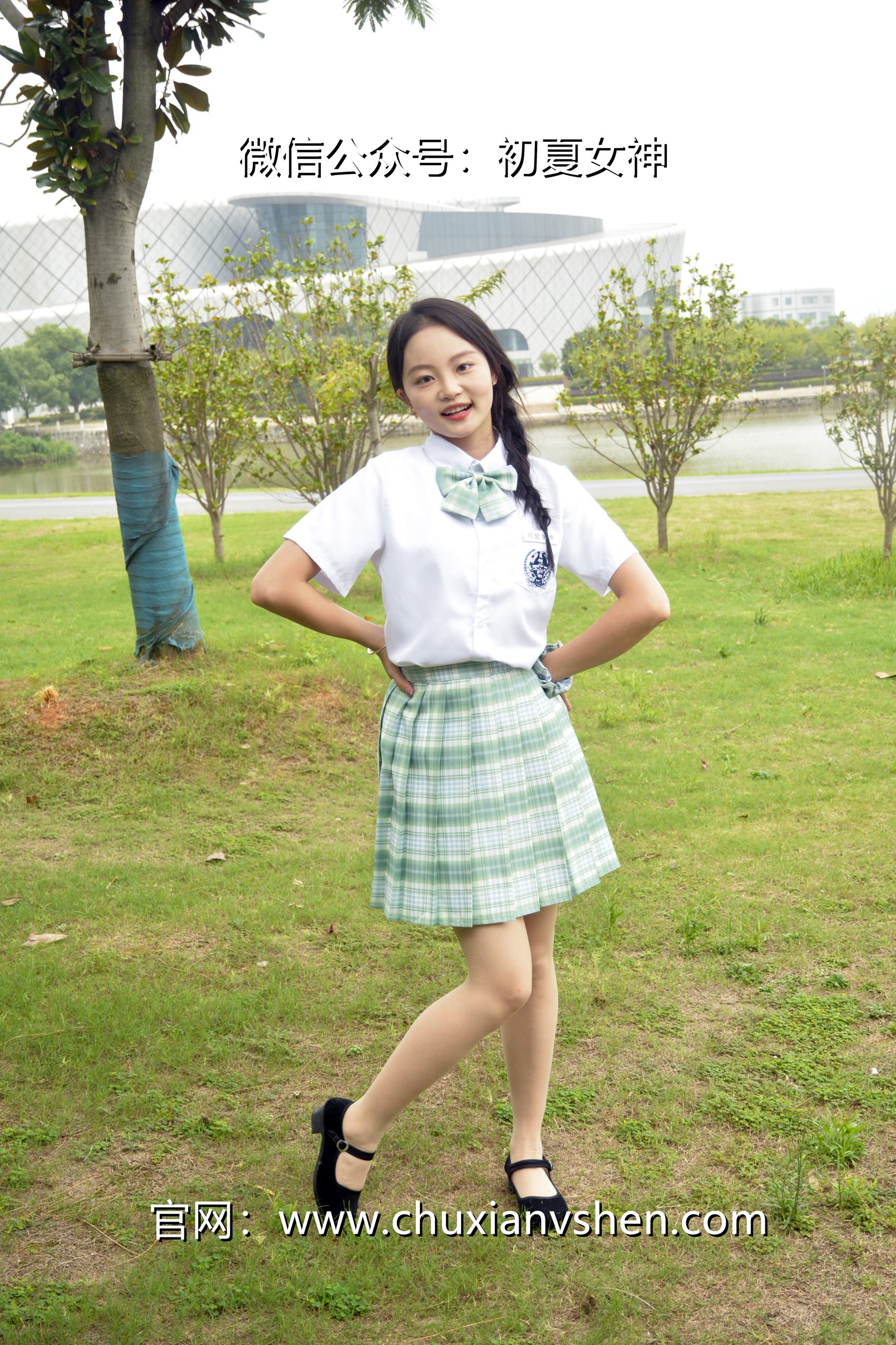 图片[57]-初夏女神 NO.103 双双 雪松JK套[140P] – 速更版-美库