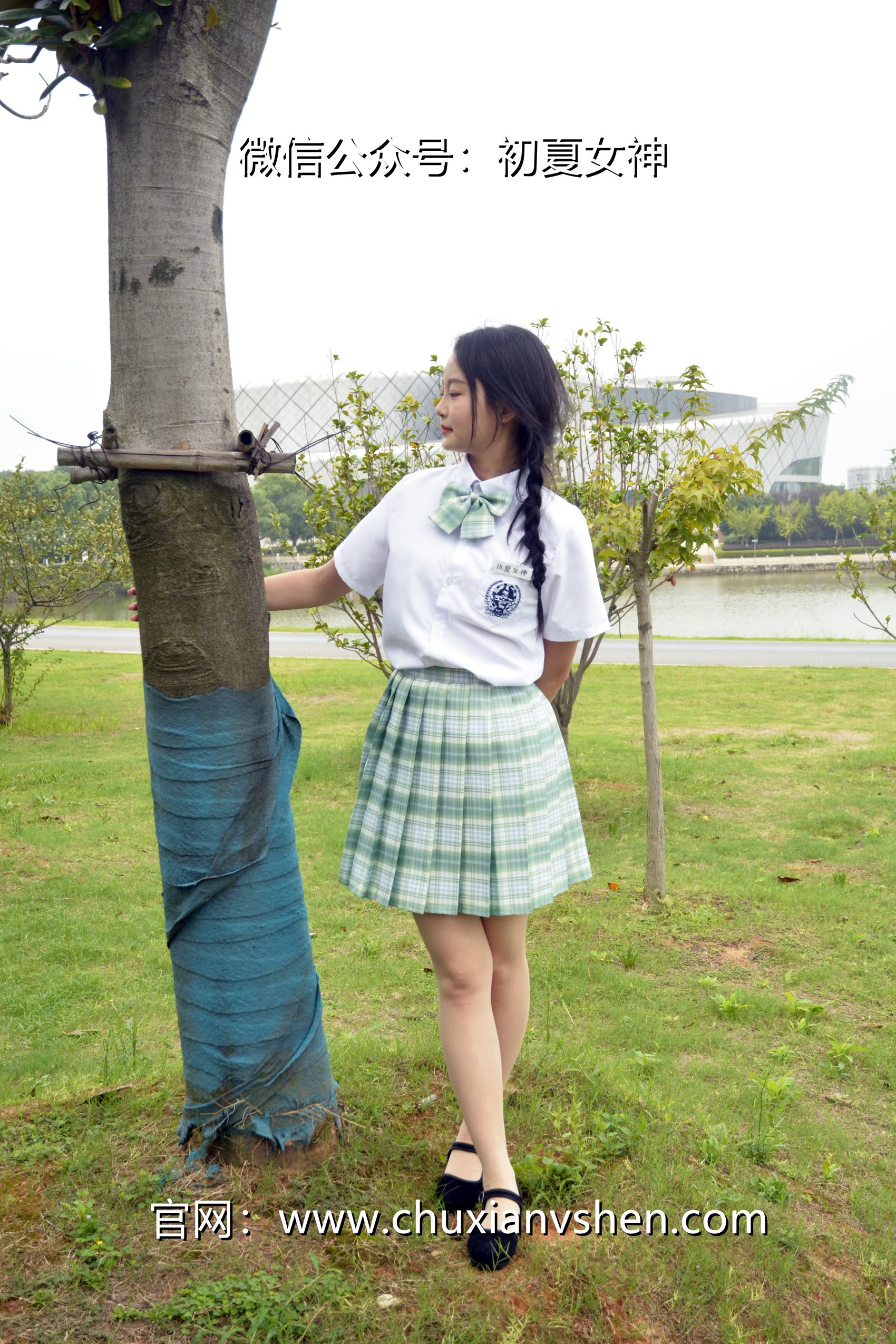 图片[60]-初夏女神 NO.103 双双 雪松JK套[140P] – 速更版-美库