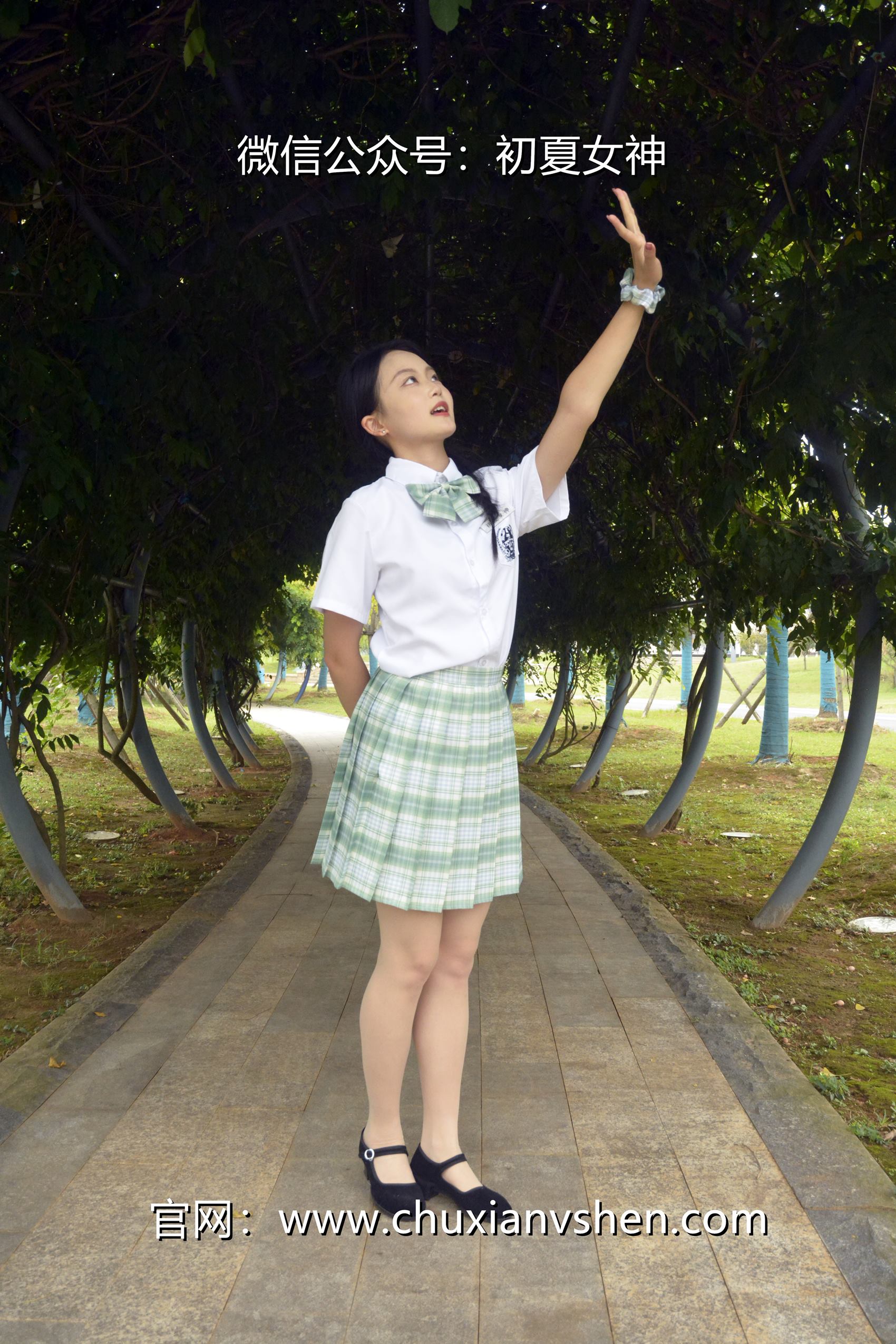 图片[66]-初夏女神 NO.103 双双 雪松JK套[140P] – 速更版-美库