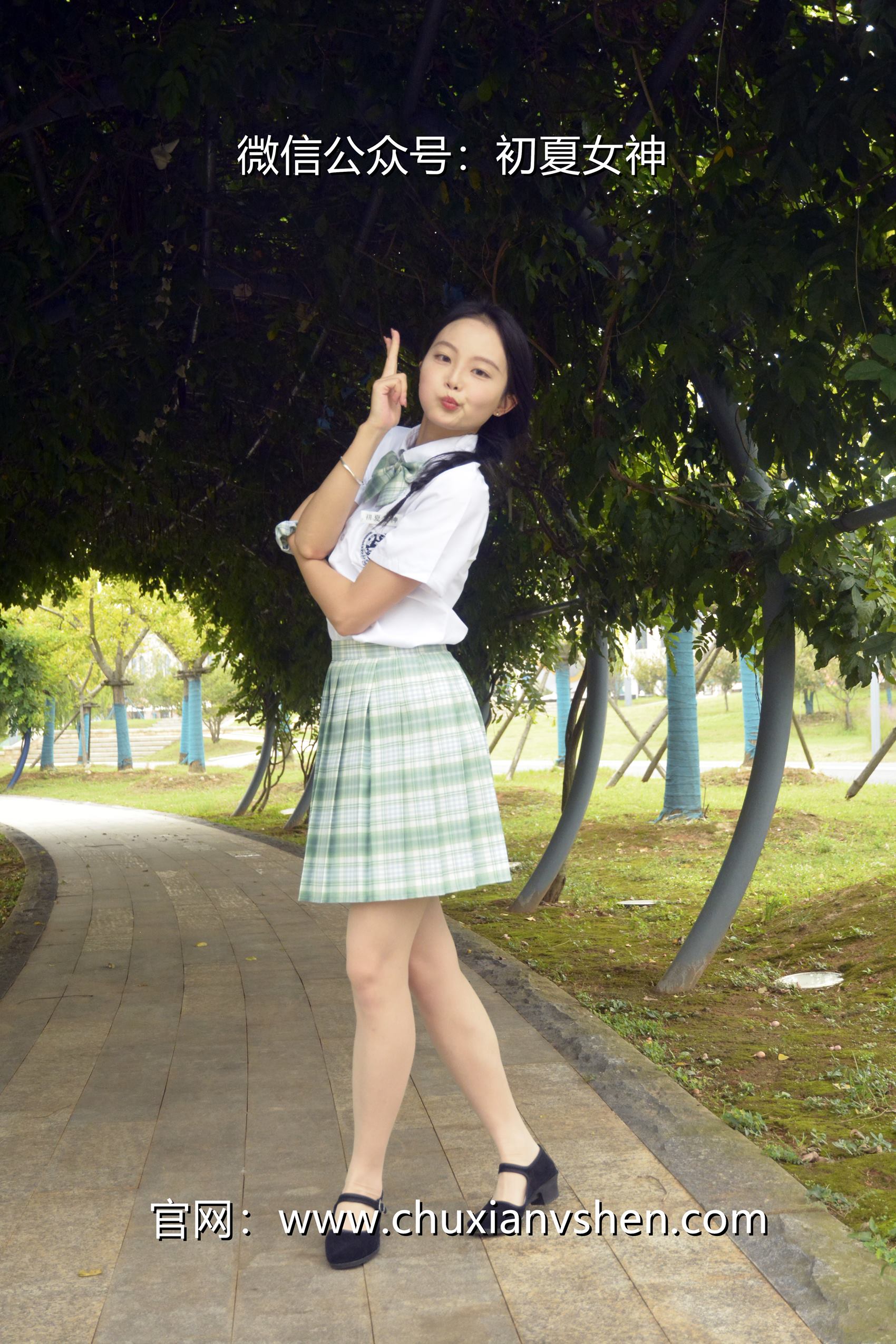 图片[68]-初夏女神 NO.103 双双 雪松JK套[140P] – 速更版-美库