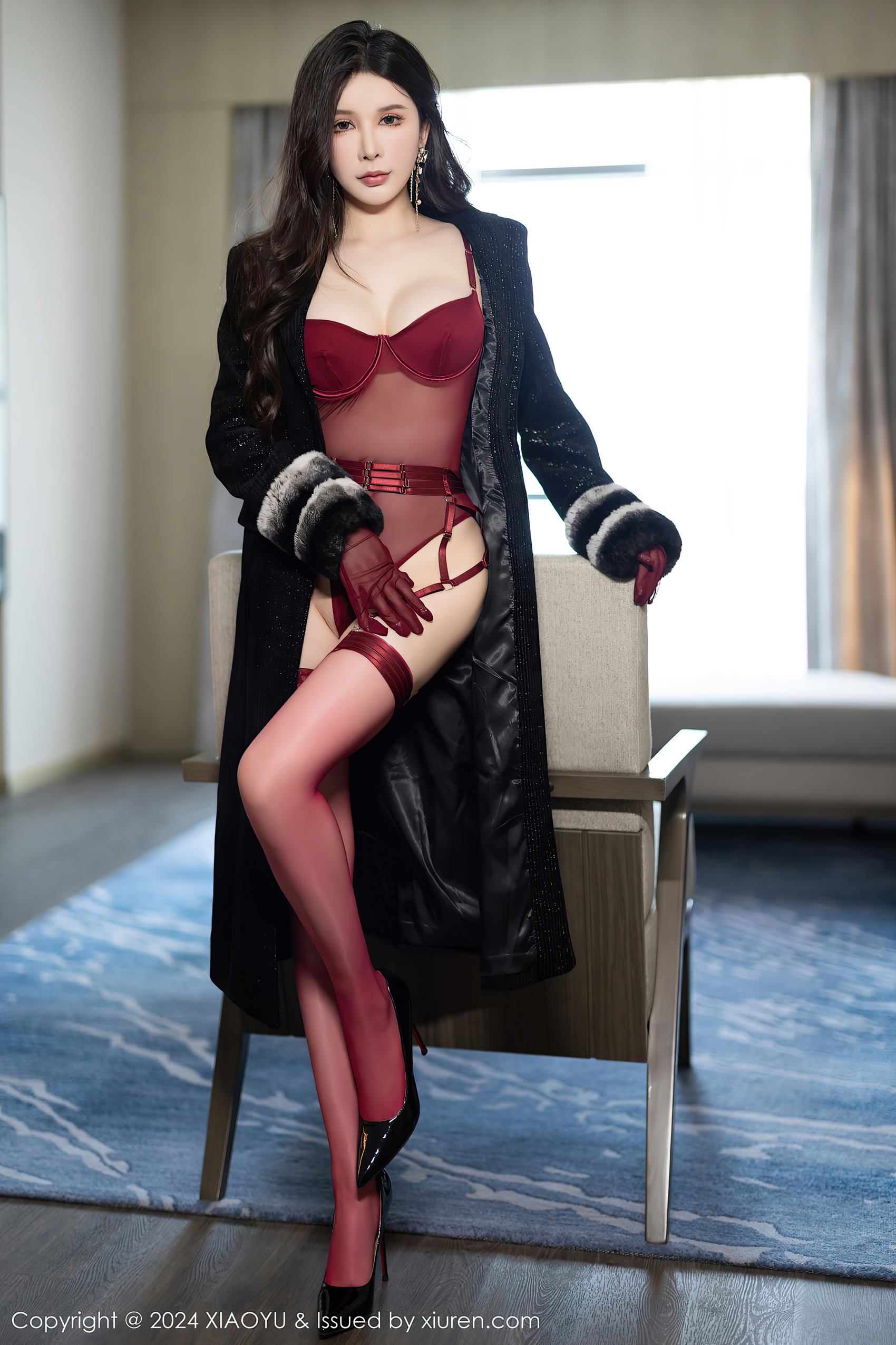 图片[18]-[XIAOYU语画界]2024.02.28 VOL.1210 李丽莎 惊喜红丝 [35+1P] – 速更版-美库