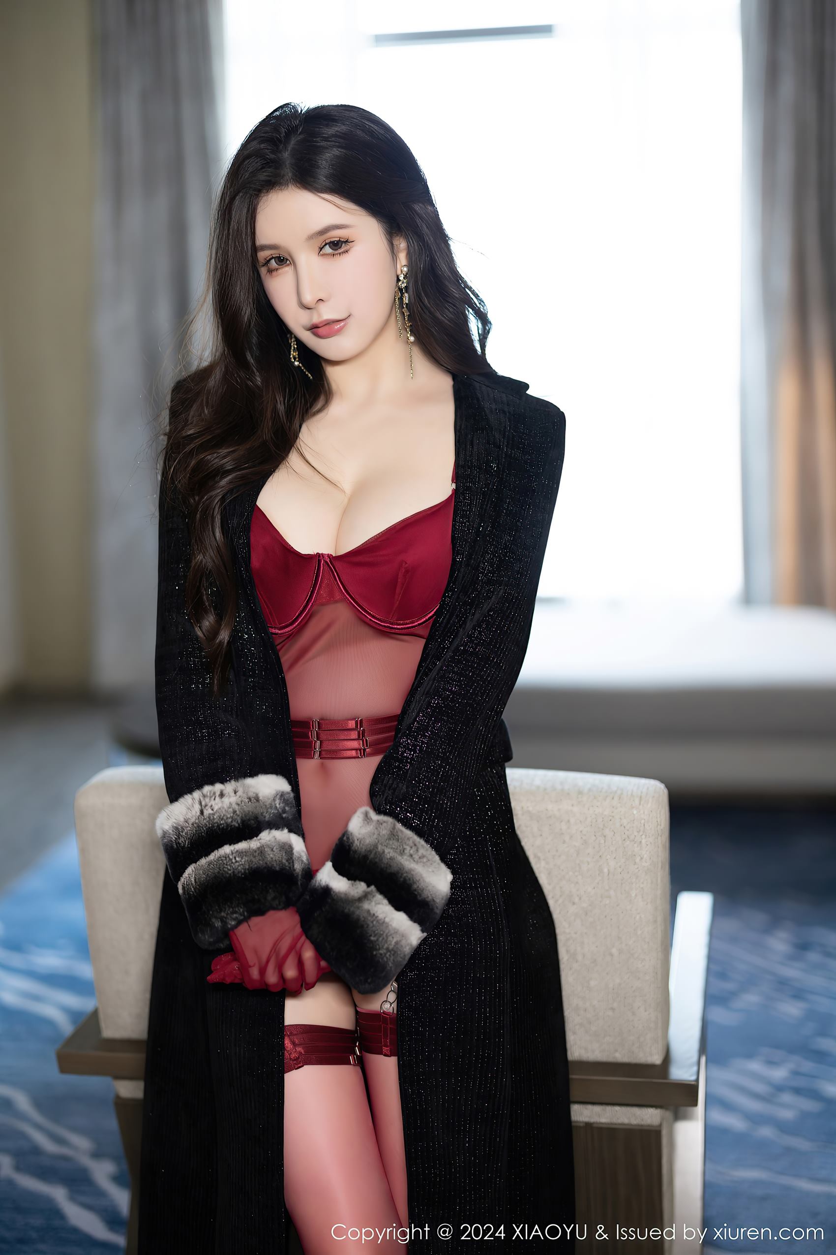 图片[19]-[XIAOYU语画界]2024.02.28 VOL.1210 李丽莎 惊喜红丝 [35+1P] – 速更版-美库